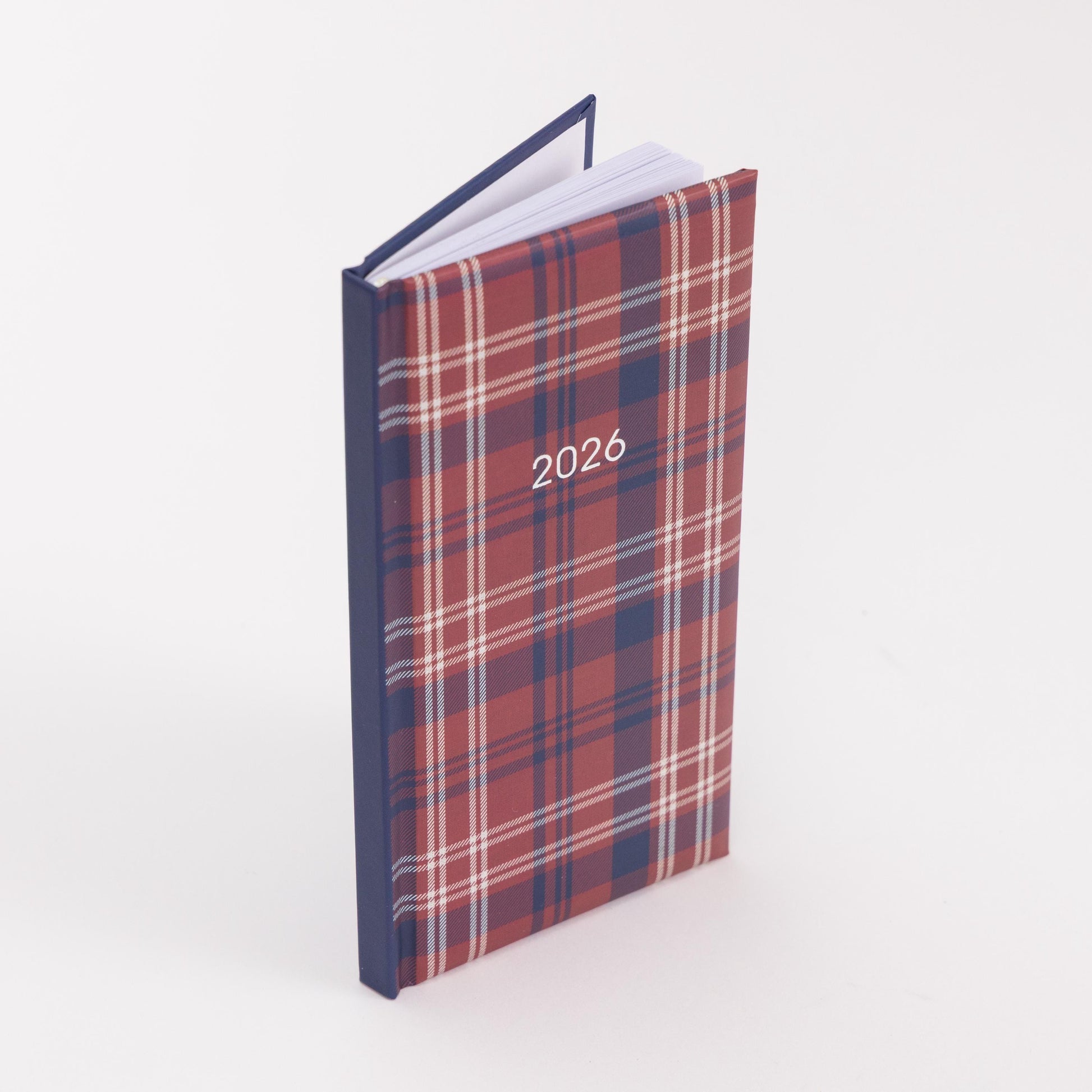 2026 Diary Tartan Slim Pocket Size Week to View 2026 Diaries Full Year Etsy