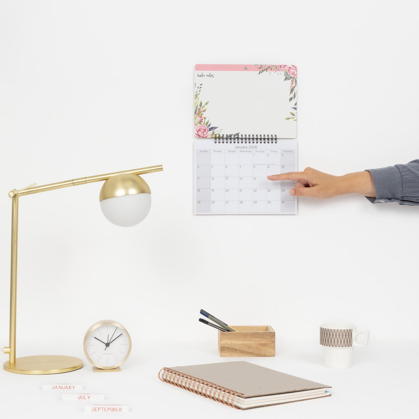 2026 Monthly Memo Board Wall Calendar Family Organiser White Board & Pen Etsy