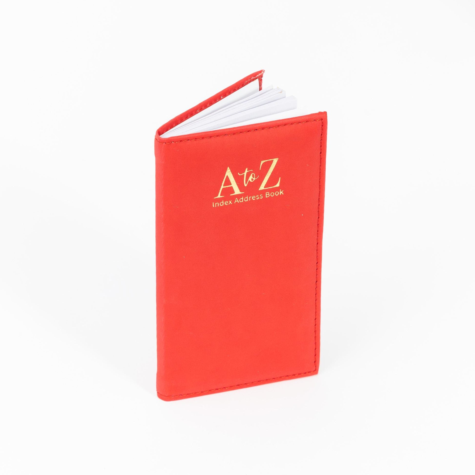 Index Address Book Leather Look Cover Executive Padded Notebook A-Z Slim Etsy
