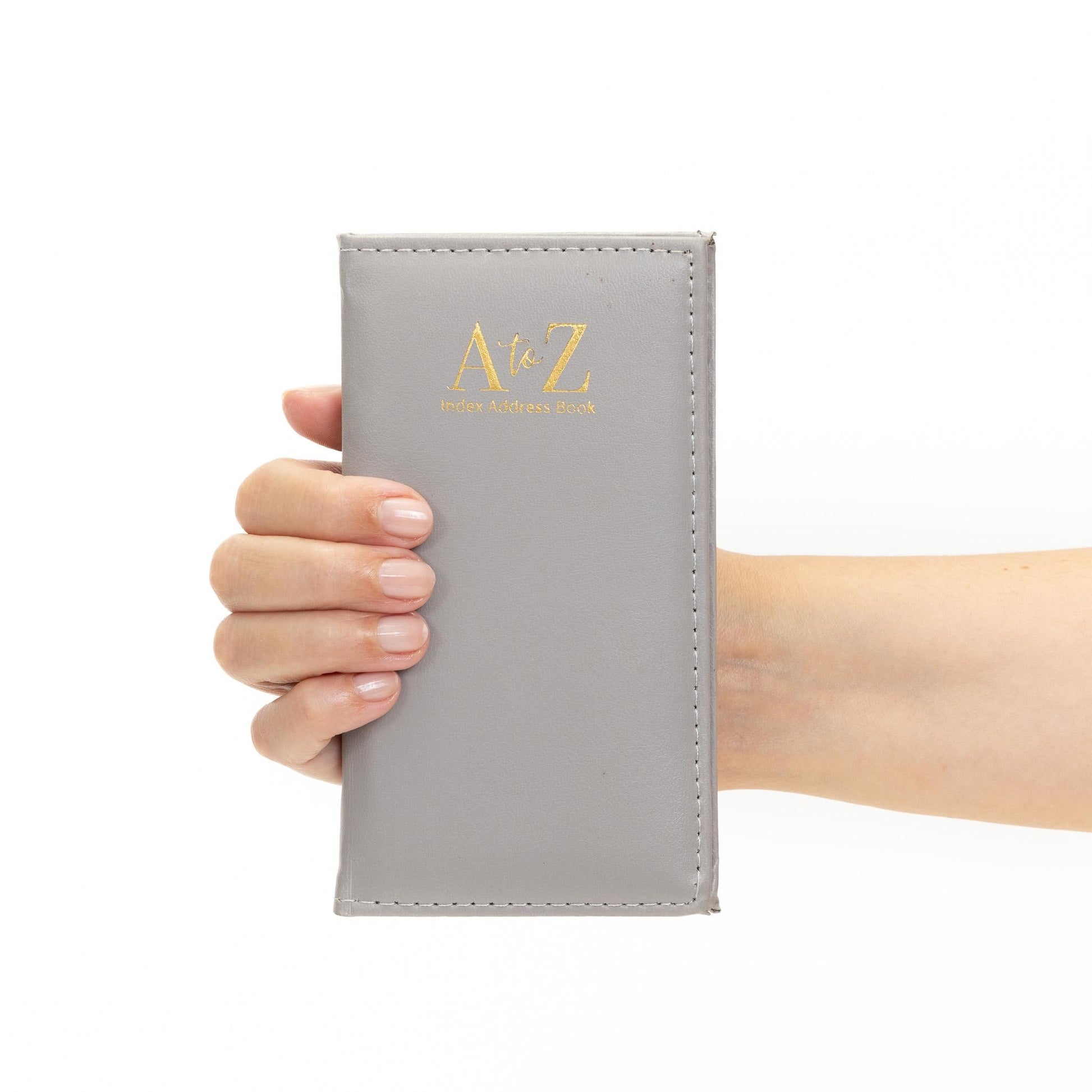 Index Address Book Leather Look Cover Executive Padded Notebook A-Z Slim Etsy