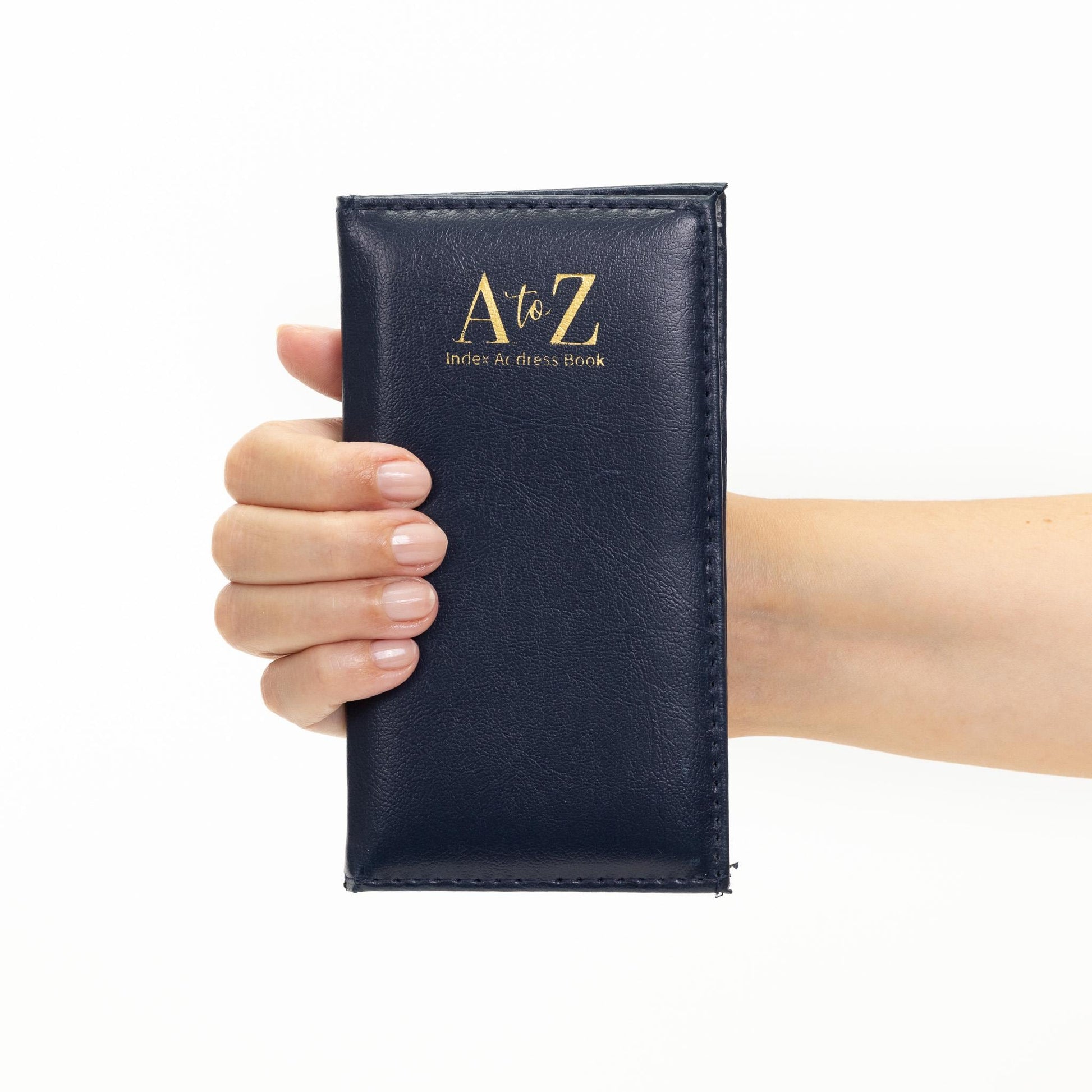 Index Address Book Leather Look Cover Executive Padded Notebook A-Z Slim Etsy