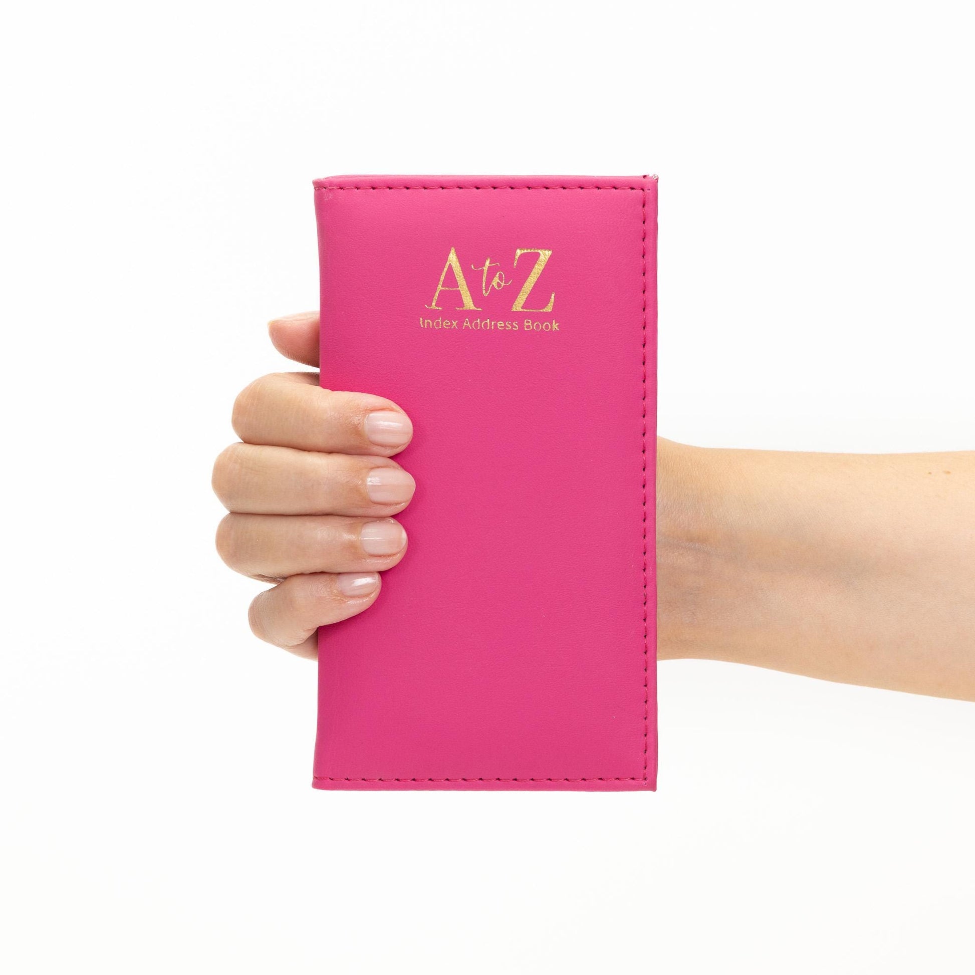 Index Address Book Leather Look Cover Executive Padded Notebook A-Z Slim Etsy