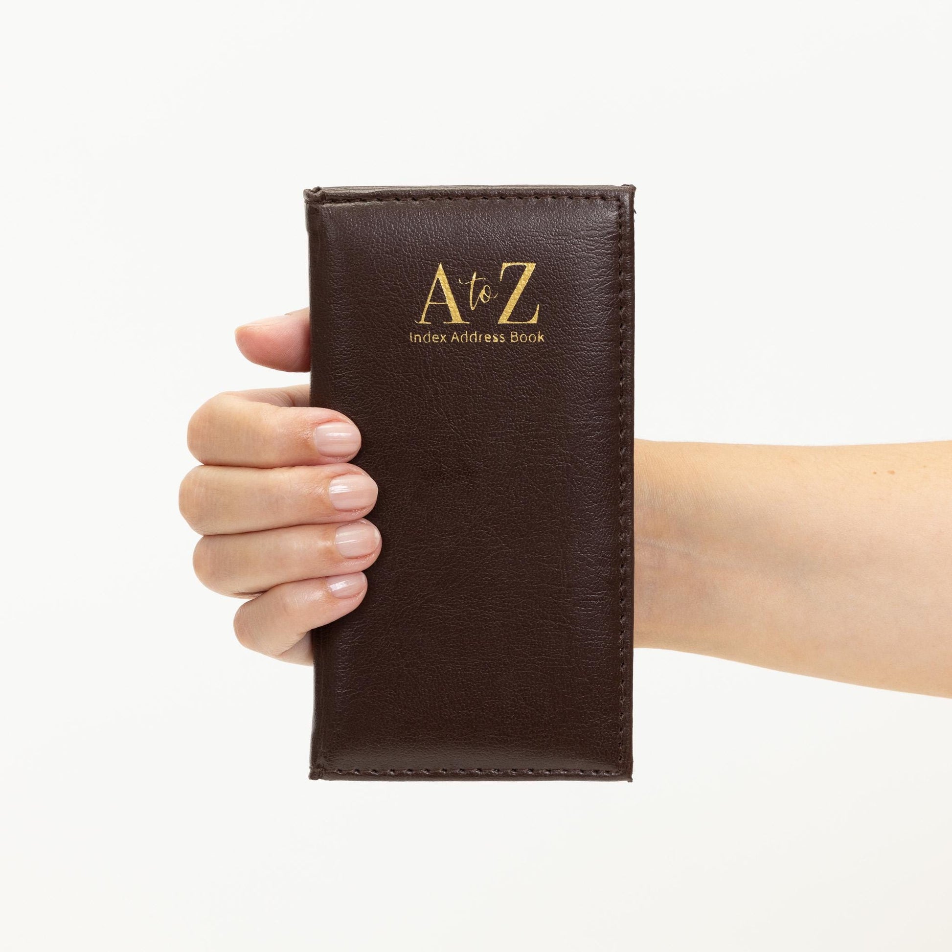 Index Address Book Leather Look Cover Executive Padded Notebook A-Z Slim Etsy