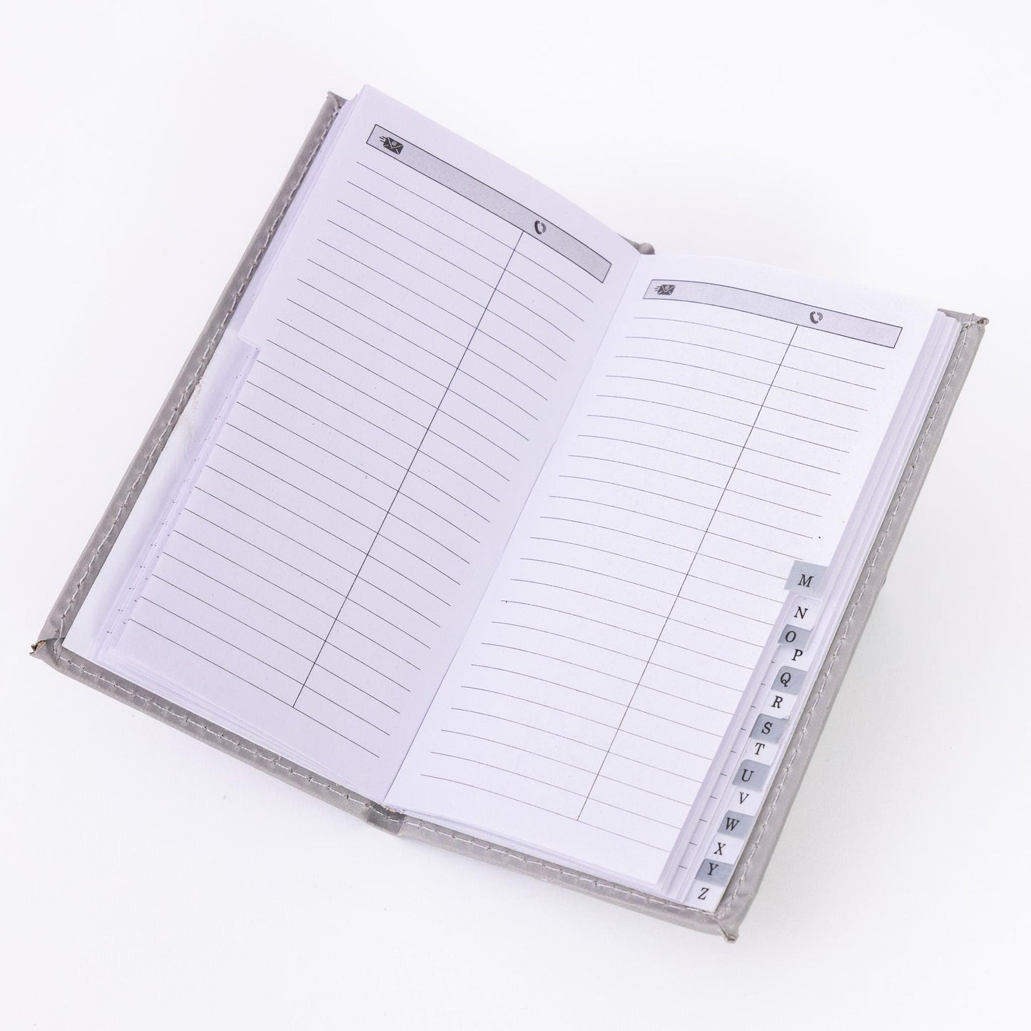 Index Address Book Leather Look Cover Executive Padded Notebook A-Z Slim Etsy