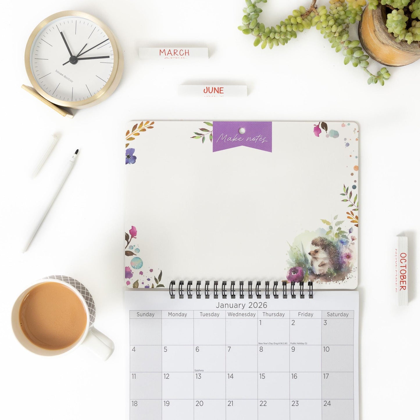 2026 Monthly Memo Board Wall Calendar Family Organiser White Board & Pen Etsy