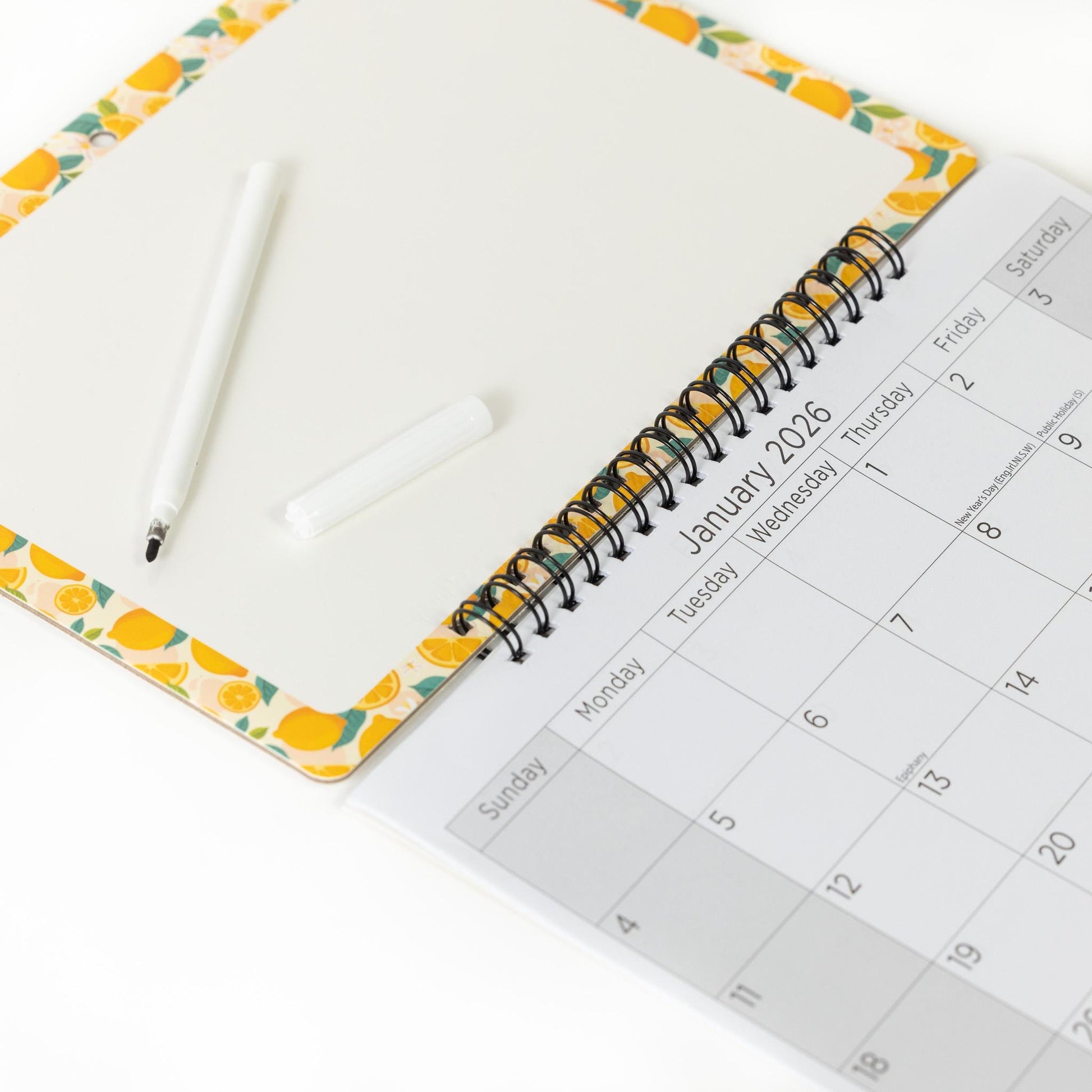 Monthly Calendar Memo Board 2026 Wall Family Organiser White Board with Pen Etsy