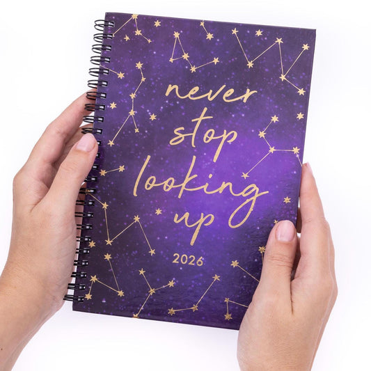 2026 A5 Week To View Diary Full Year Planner Desk Organiser Spiral Hardback Book