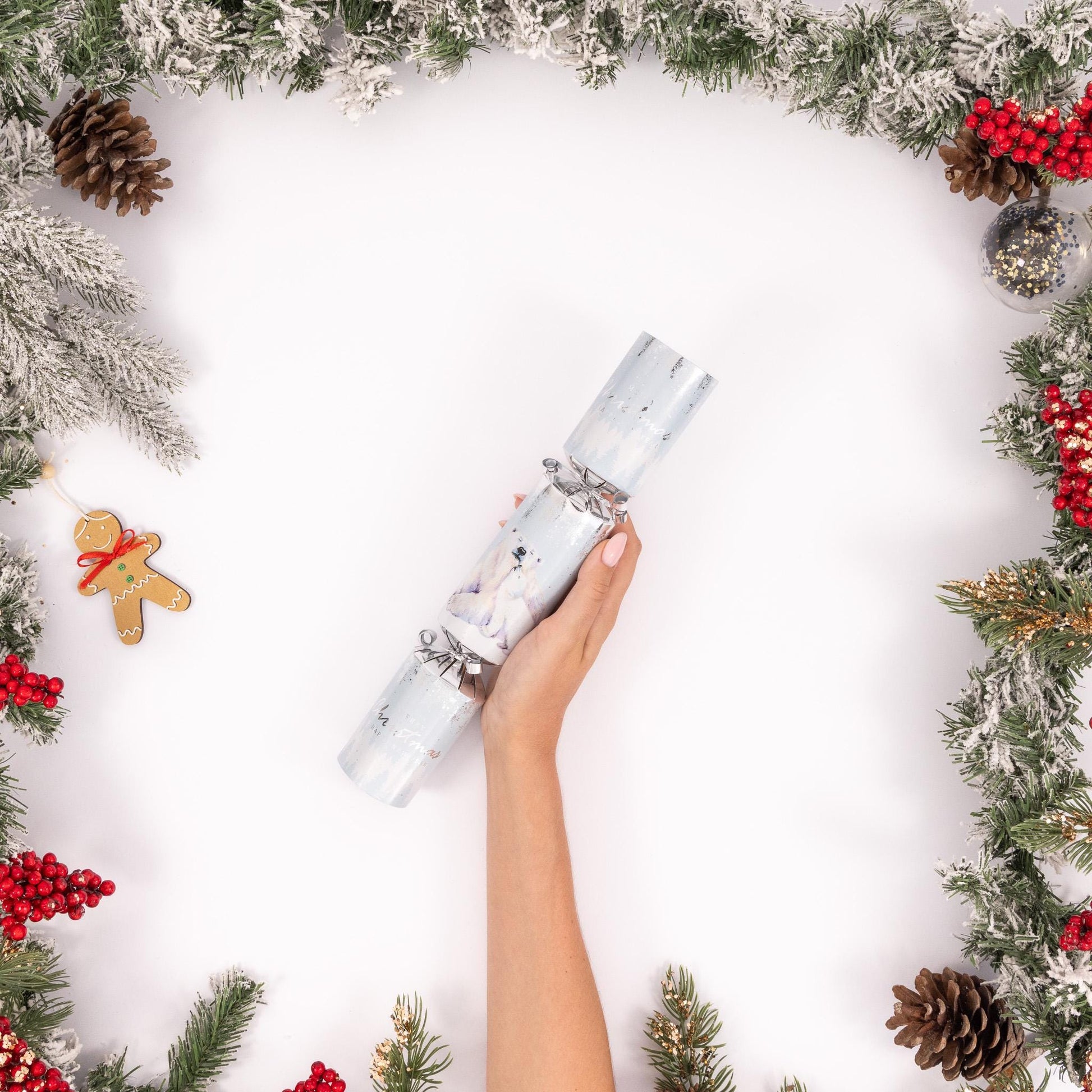 Make Your Own Christmas Cracker kit Crackers Hats Snaps pola bear Etsy