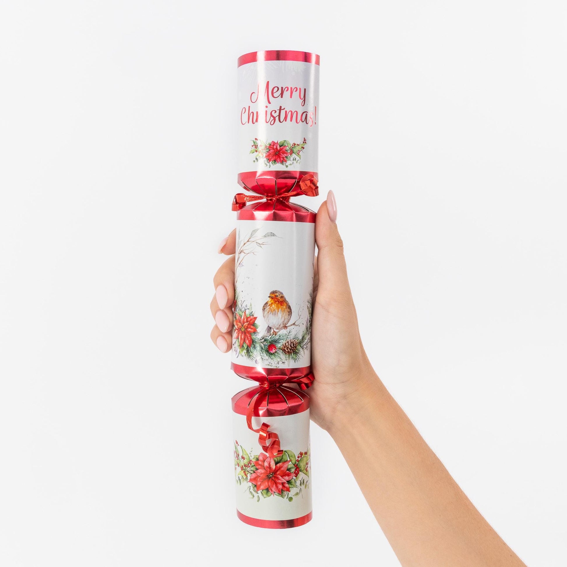 Christmas Cracker Make Fill Your Own kit Makes 6 Crackers Hats Joke Robin Etsy