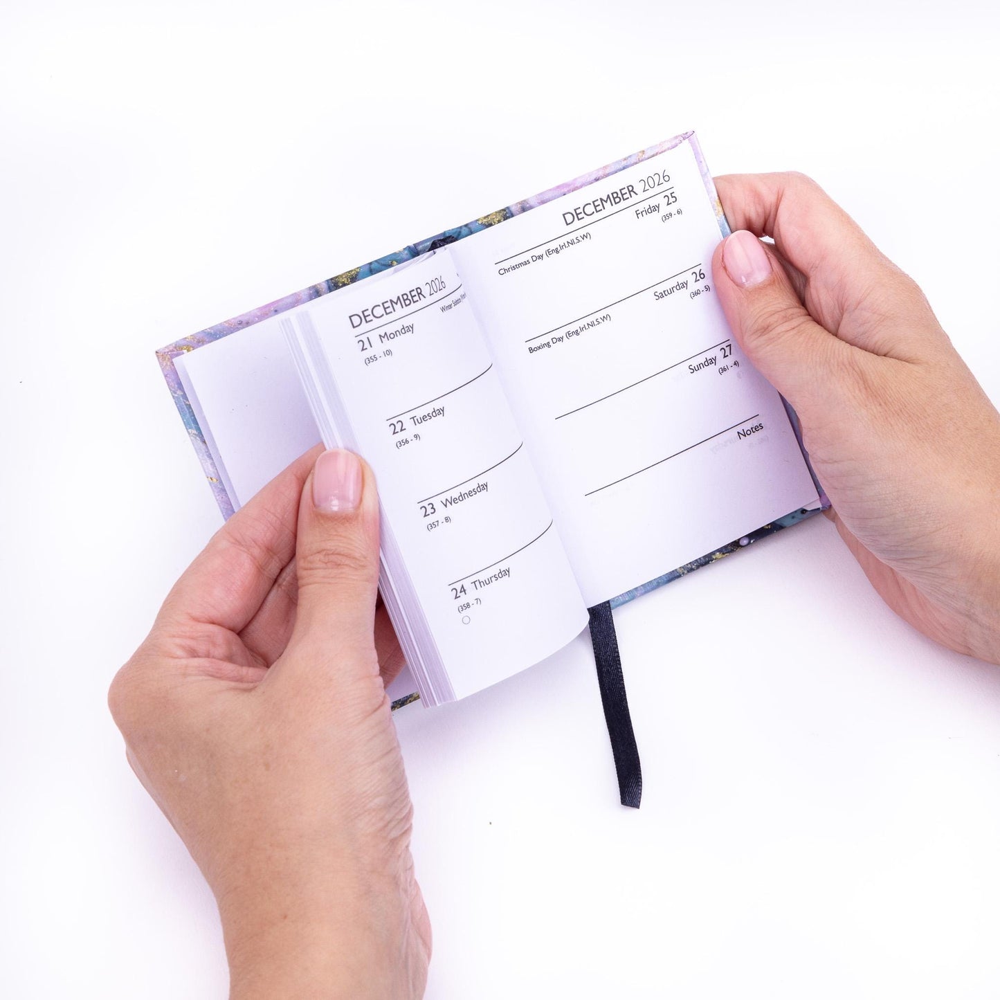 2026 Diary Pocket Size Handbag Week to View Diaries Full Year Calendar planner