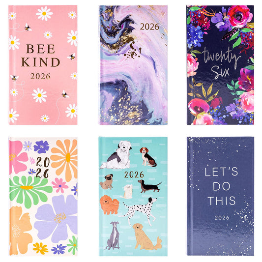 2026  Diary Slim Size Week to View Diaries Full Year Journal Calendar Planner