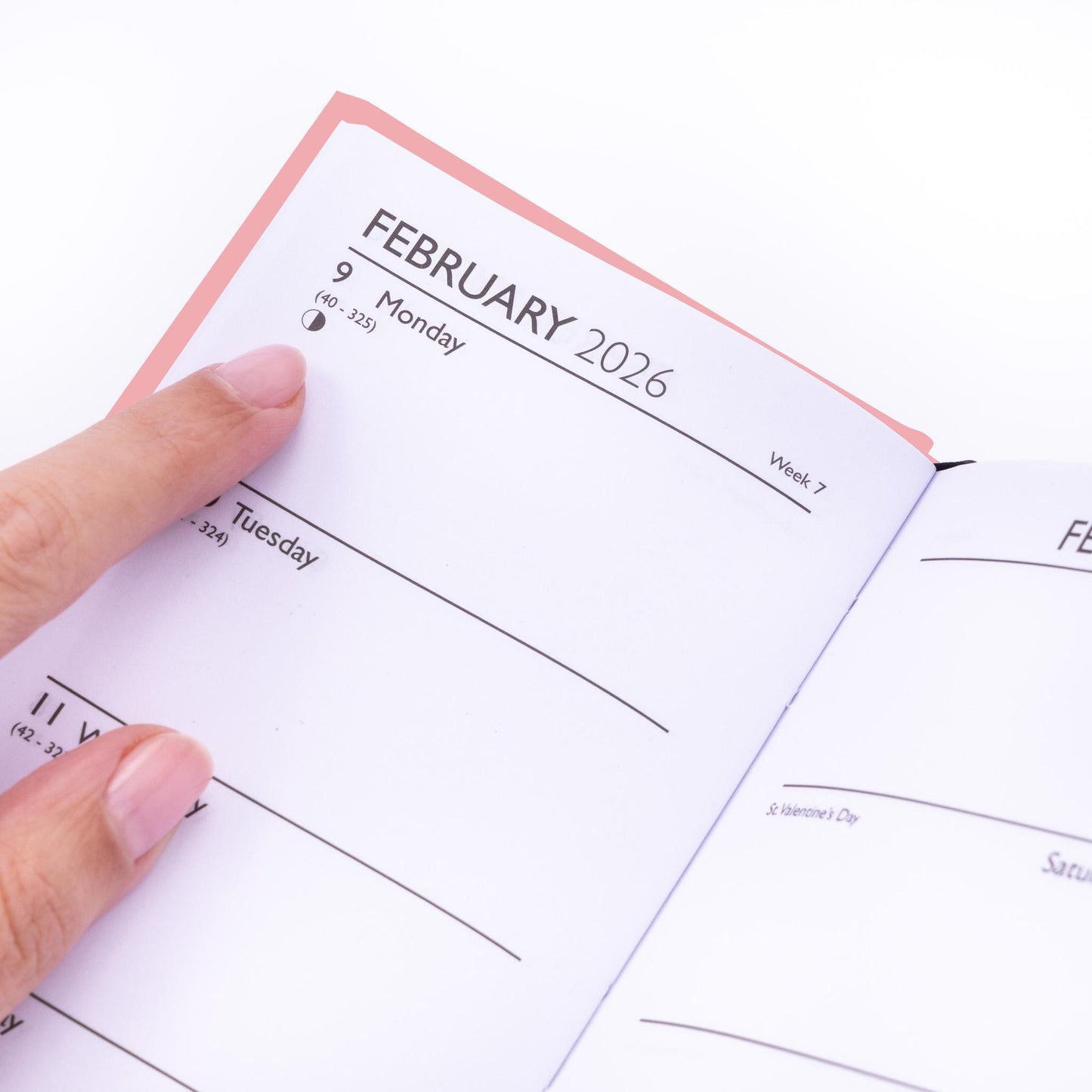 2026 Slim Diary: Week to View Planner, Journal Calendar