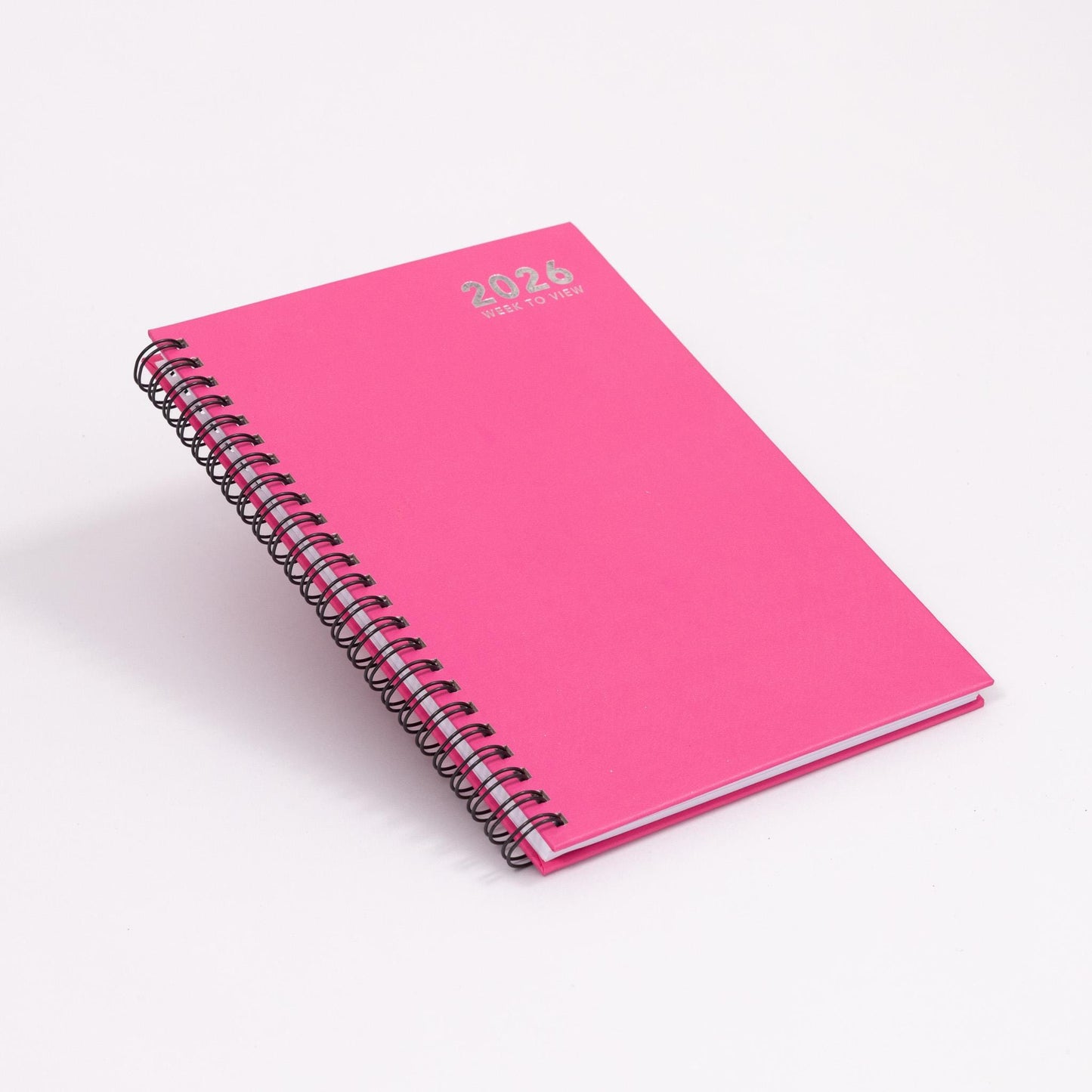 2026 A5 Week To View Diary Full Year Planner Desk Organiser Spiral Hardback Book