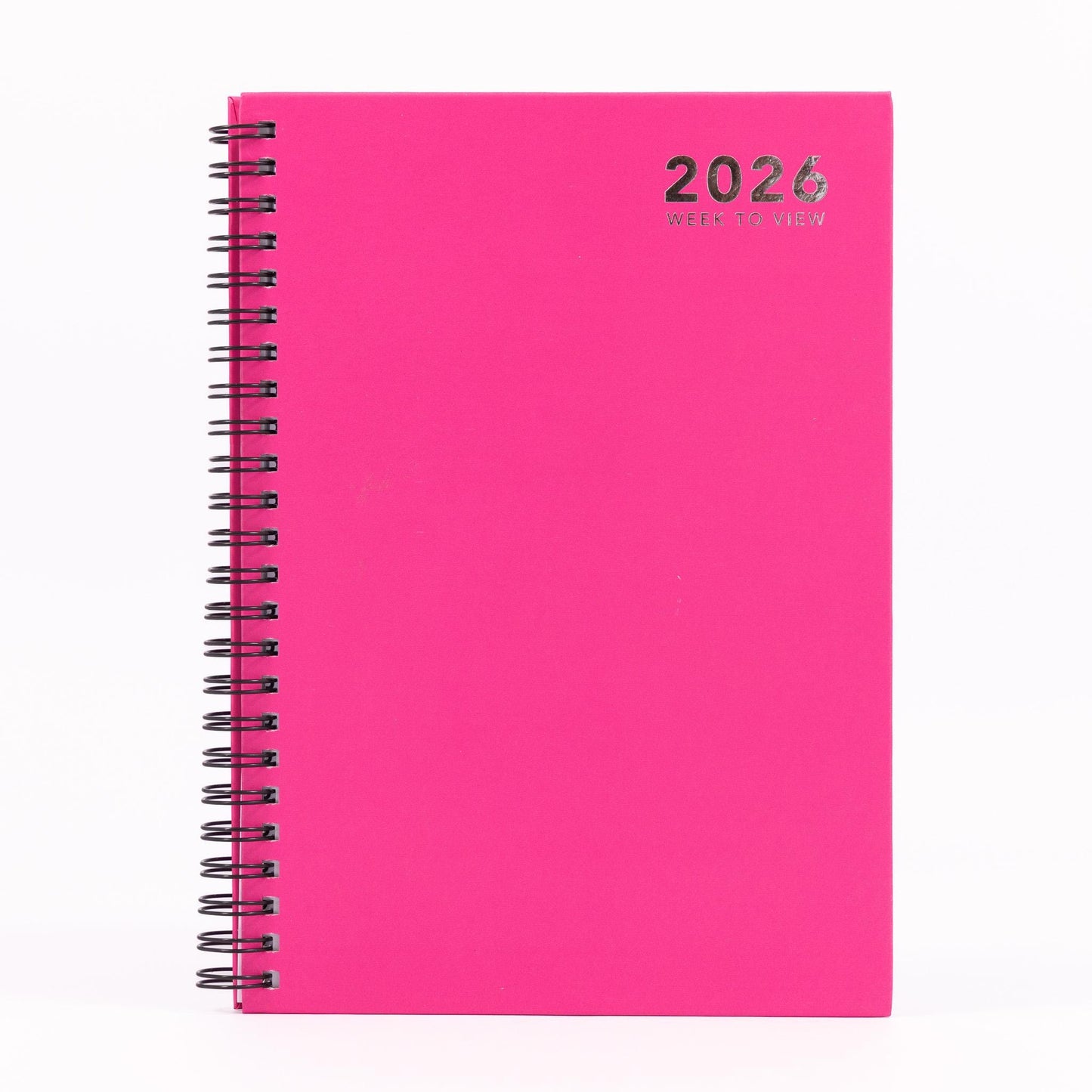 2026 A5 Week To View Diary Full Year Planner Desk Organiser Spiral Hardback Book