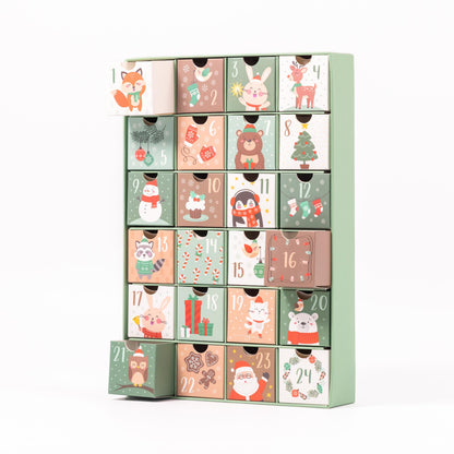 Fill Your Own Advent Calendar – 24 Drawers – Cerise, Aztec & Sky – image 6