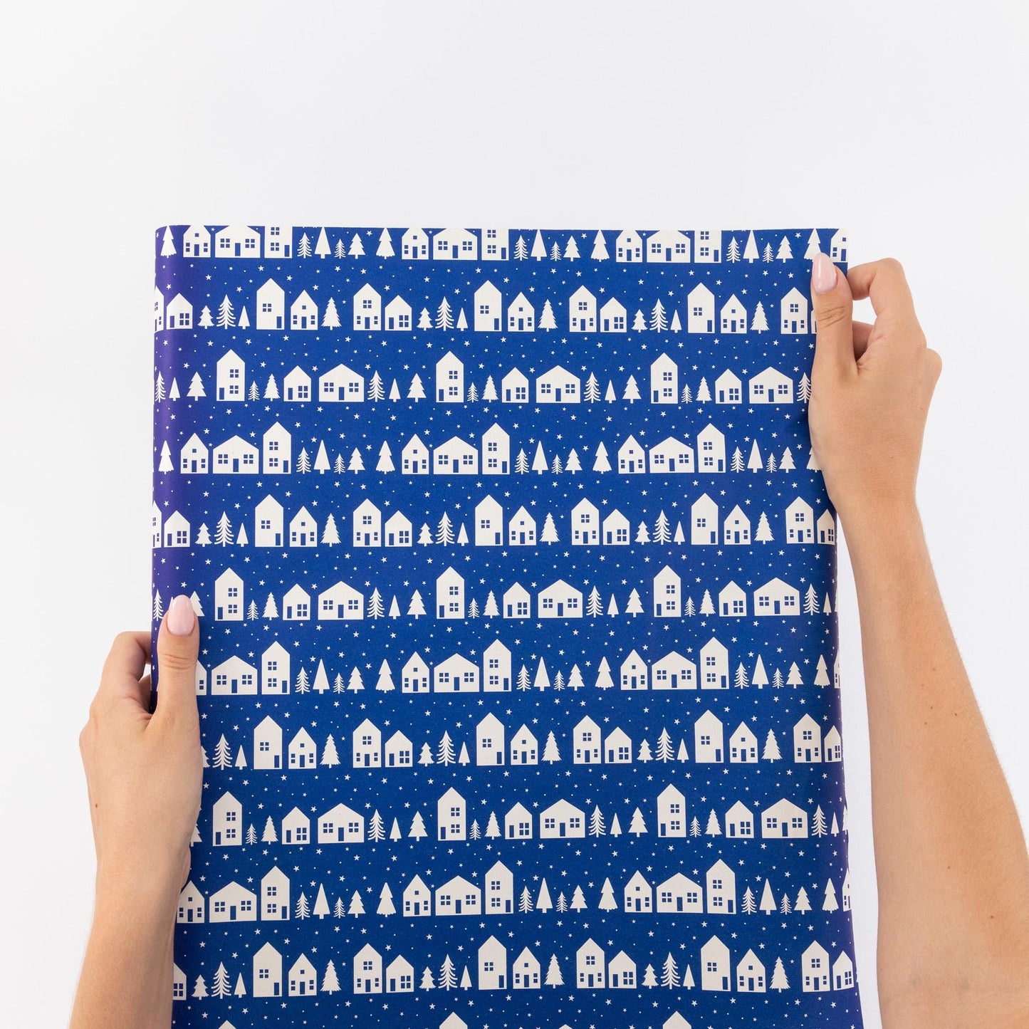 4 Rolls Christmas Gift Wrapping Scandi Paper 4M x 70cm Roll 16 Metre Etsy