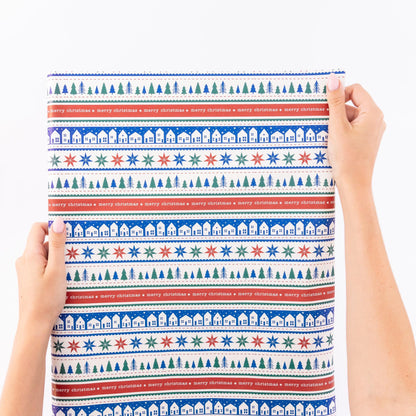 Scandi Christmas Wrapping Paper – 4 Rolls x 4m – image 4