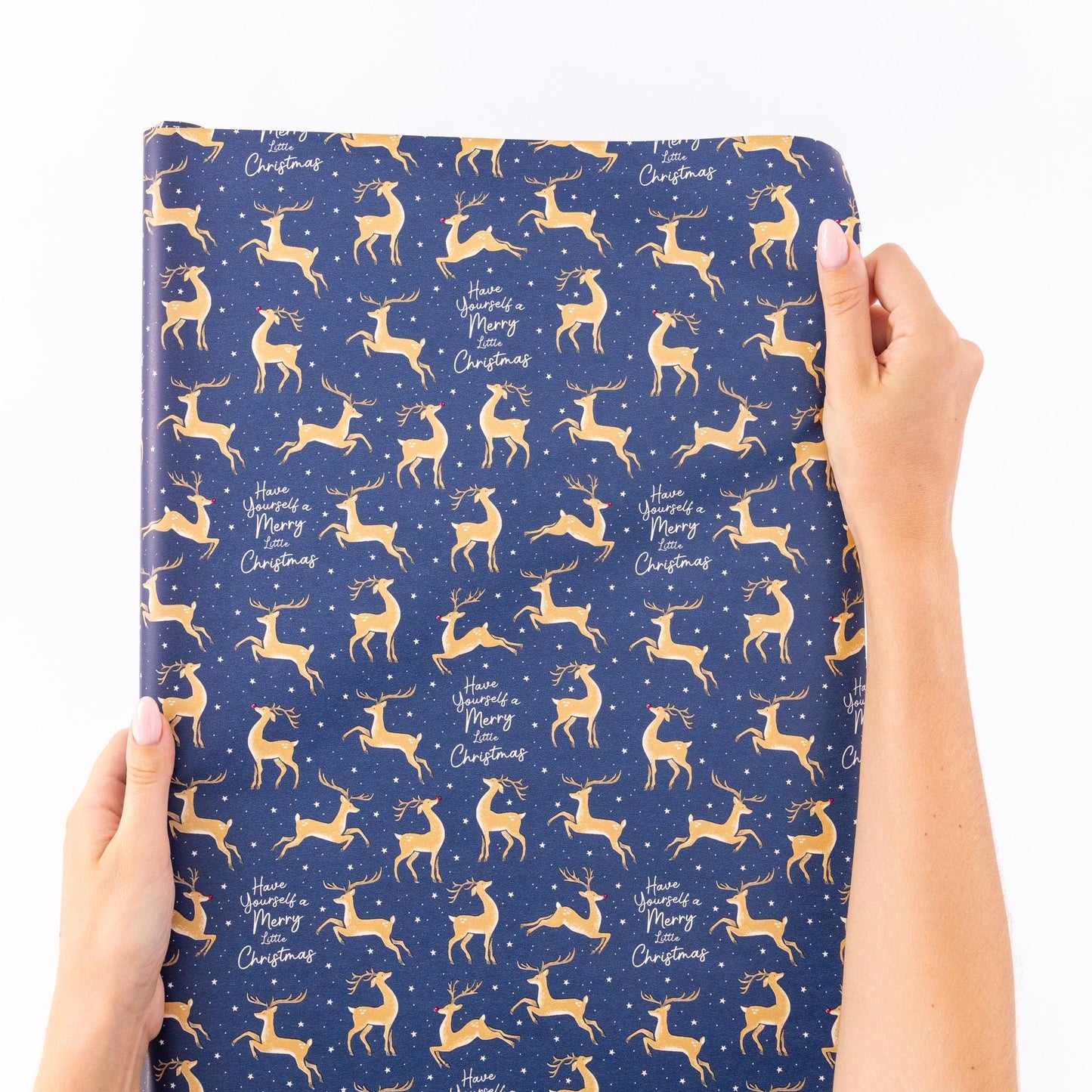 4 Rolls Christmas Gift Wrapping Woodland Paper 4M x 70cm Roll 16 Metre Etsy