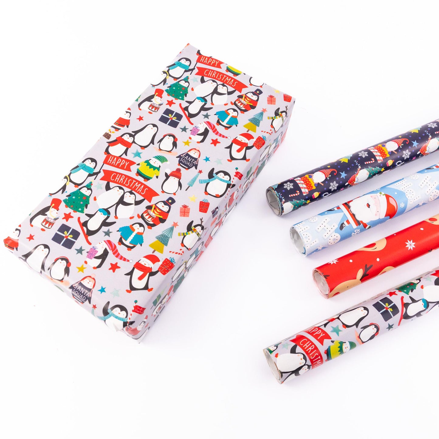 4 Rolls Christmas Gift Wrapping Kids Designs Paper 4M x 70cm Roll 16 Metre Etsy