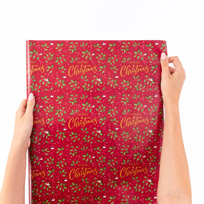 Traditional Christmas Wrapping Paper – 4 Rolls x 4m – image 5