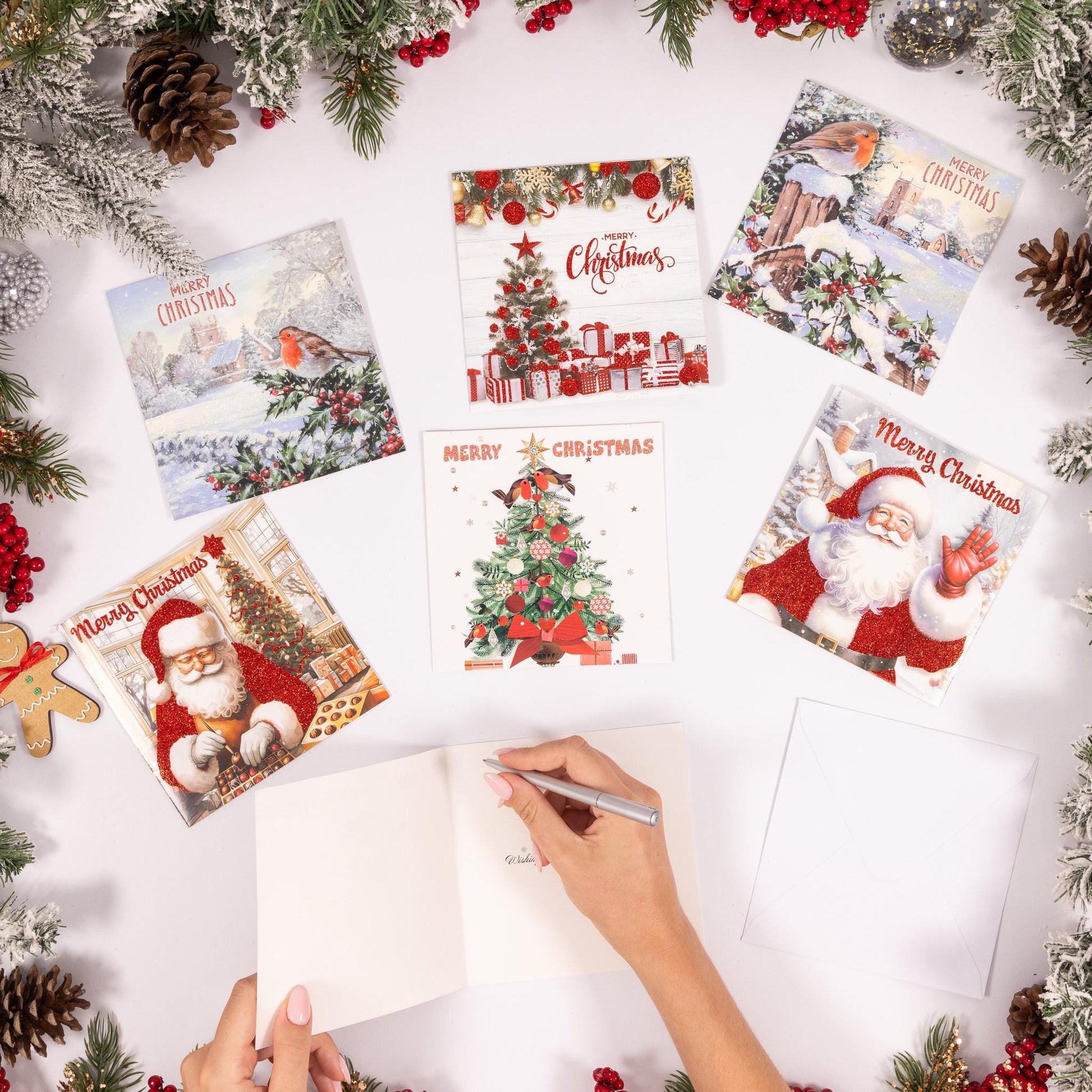 Christmas Cards Bumper Pack of 36 Mixed Cute Traditional Festive 6 Mixed Designs Etsy