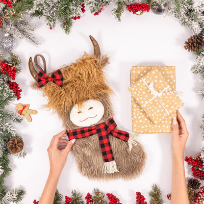 Highland Cow Luxury Plush Christmas Stocking – image 8