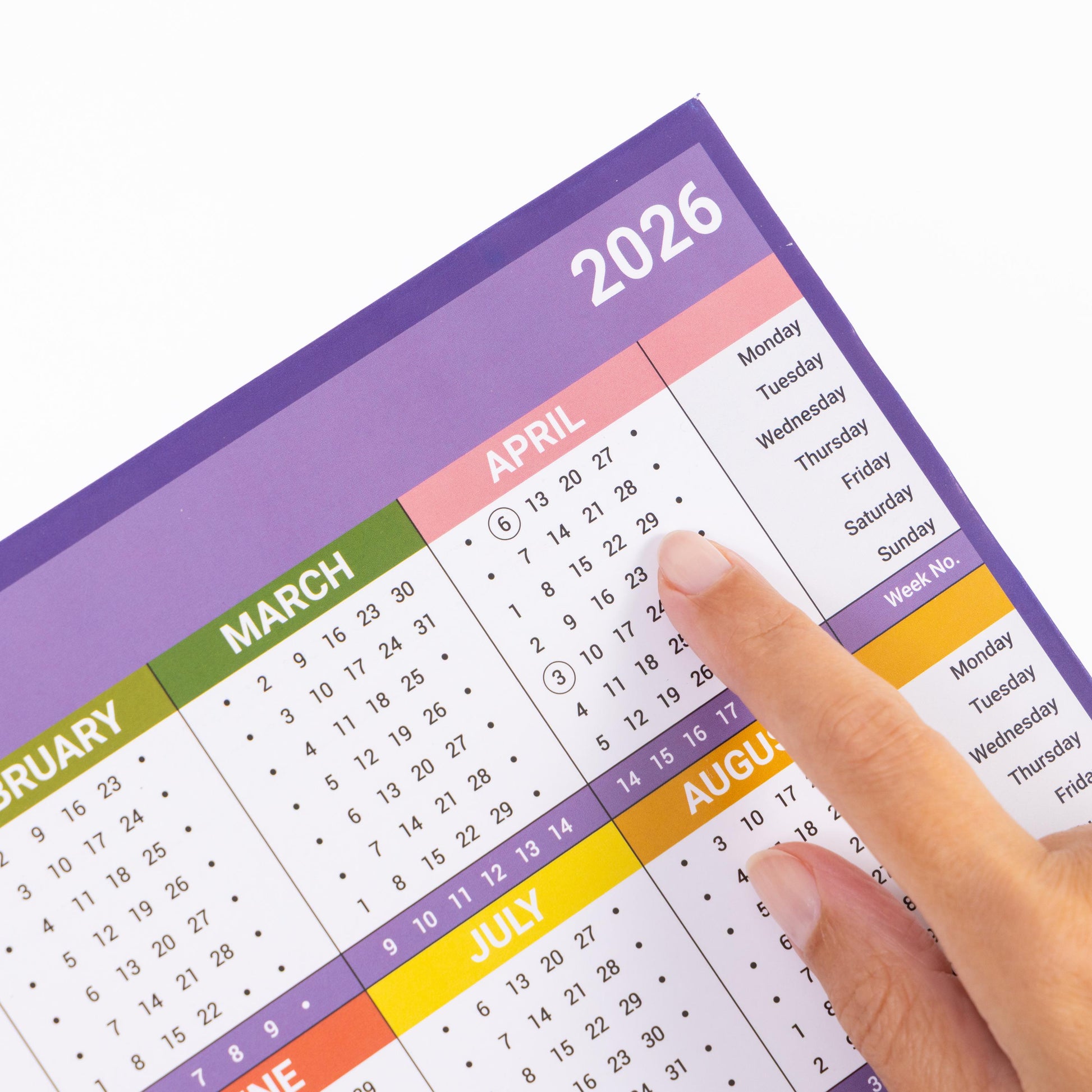 2026 Year To View Stand Up Desk Office Top Calendar Planner 24cm x 20cm Etsy