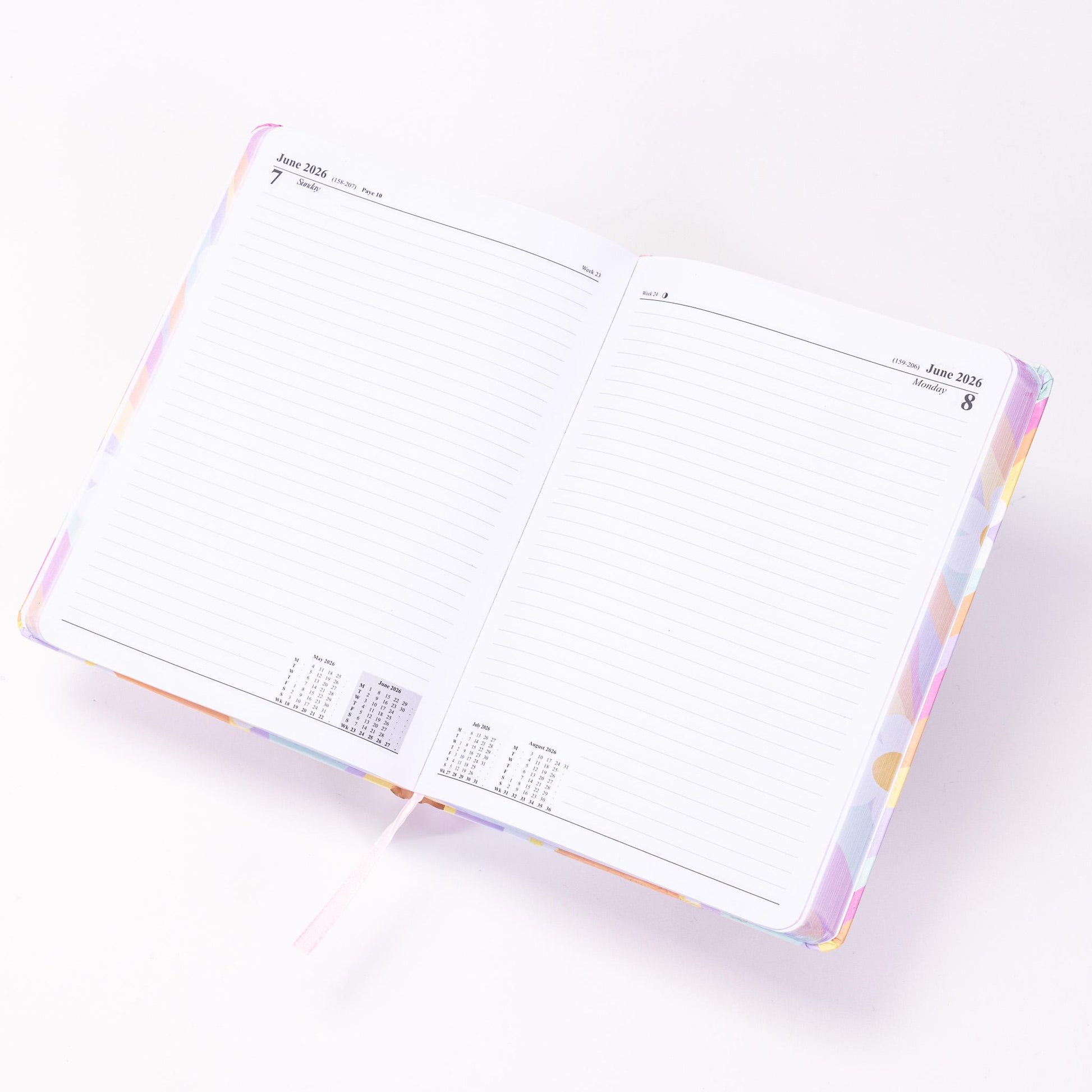 2026 Diary A5 Day to Page Full Year Planner Desk Hardback Luxury Printed Edges Etsy