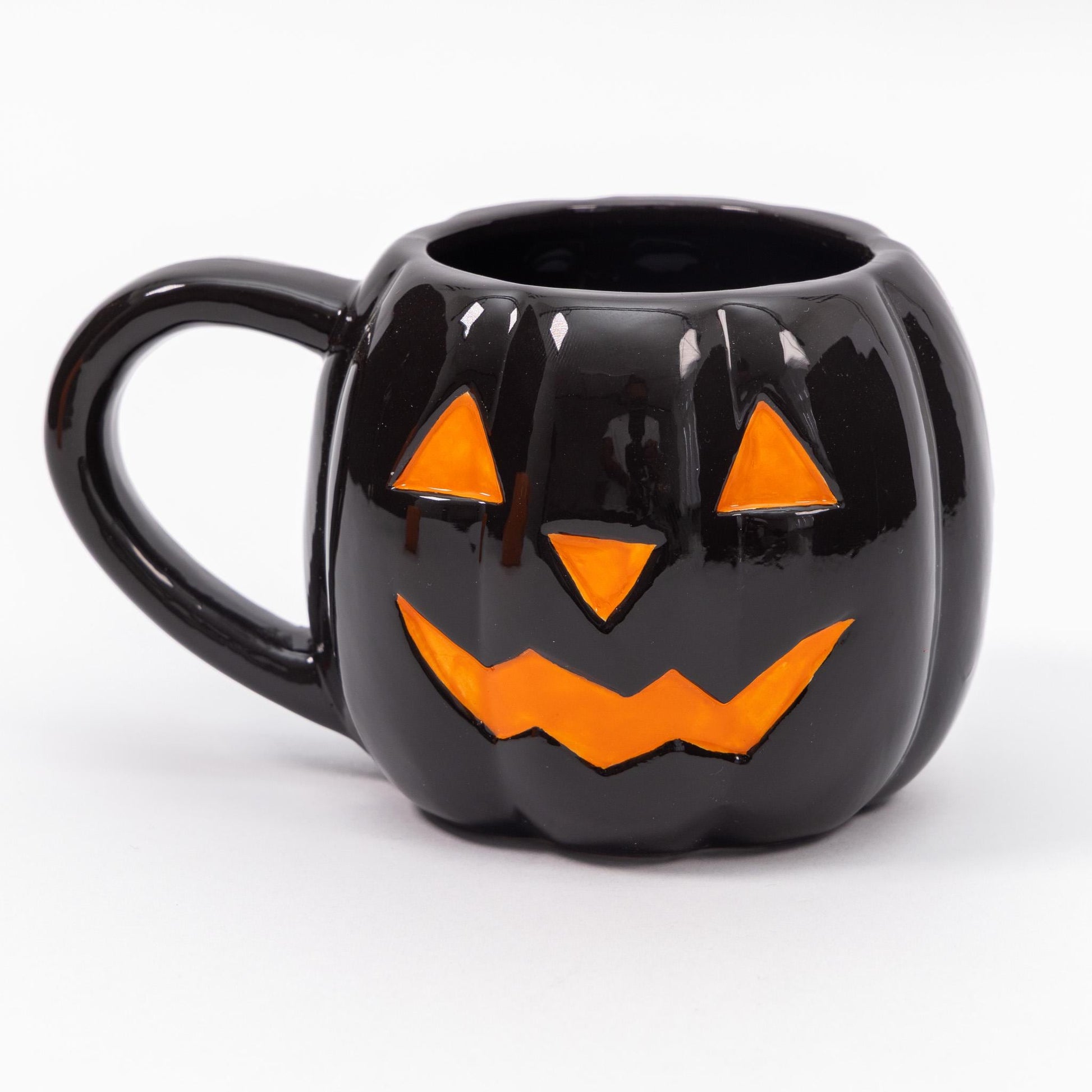 pumpkin Ceramic Mug 2x Cup Halloween Kitchen Accessory Tableware Food Drinks Etsy