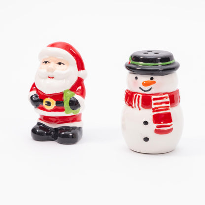 Santa & Snowman Christmas Salt & Pepper Shakers – image 6