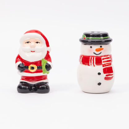 Santa & Snowman Christmas Salt & Pepper Shakers – image 7