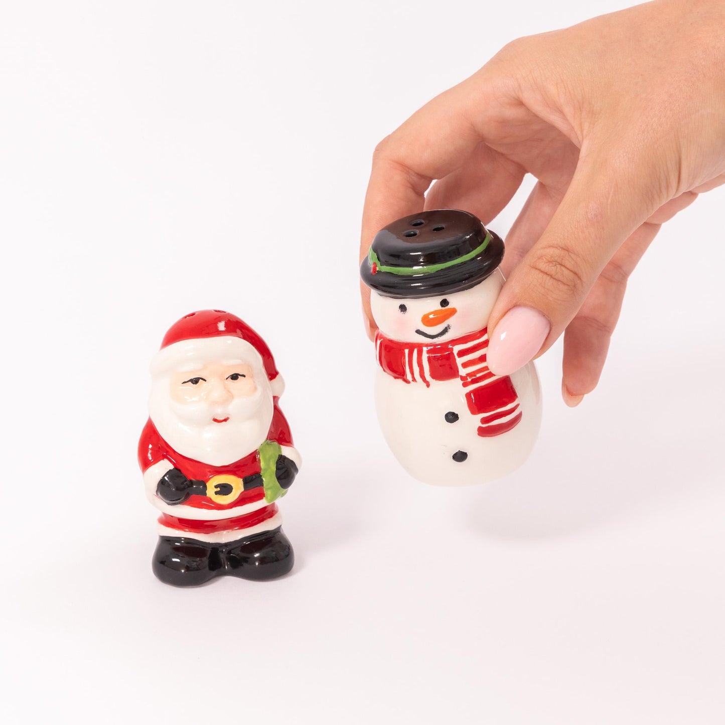 Christmas Salt & Pepper Pots Santa Snowman Novelty Cruet Set Shakers Etsy