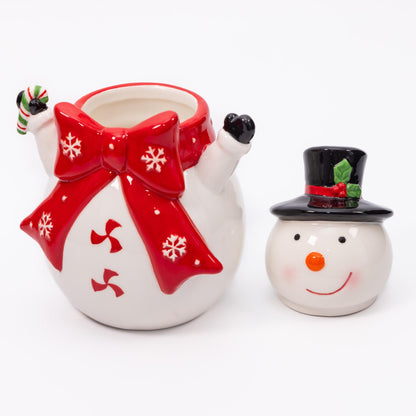 Novelty Ceramic Christmas Jars – Santa & Penguin – image 10