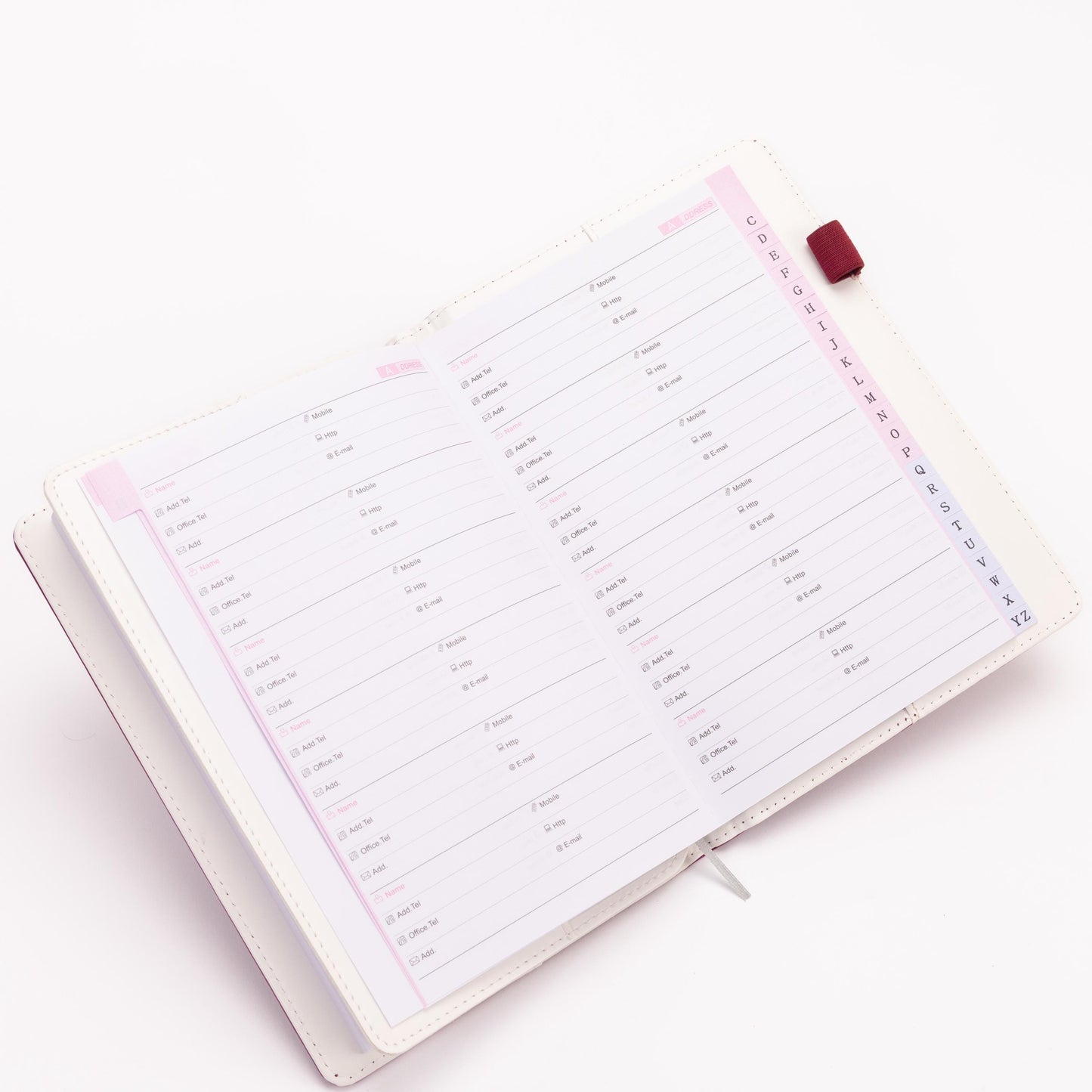 2026 A5 Week to View Diary Premium Organiser with Pen A-Z Address Index Book Etsy
