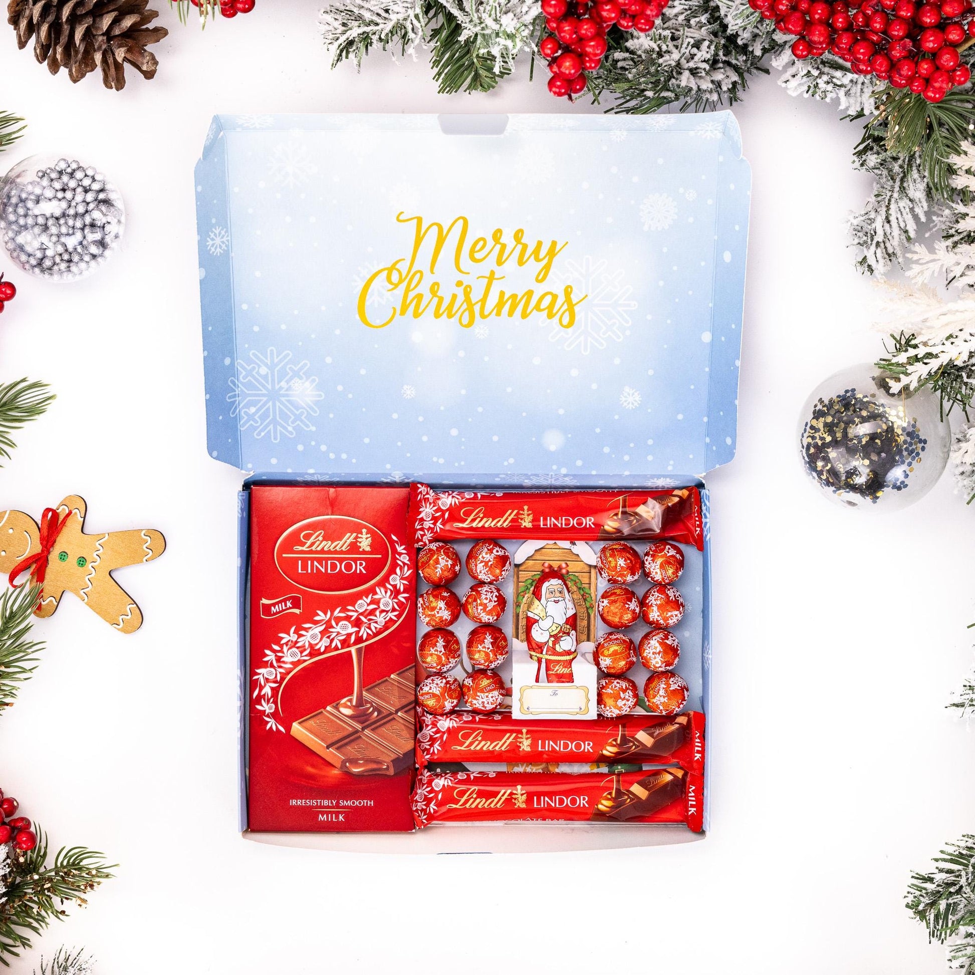 Lindt Lindor Milk Chocolate Bars & Truffles Gift Box Hamper Christmas Present Etsy
