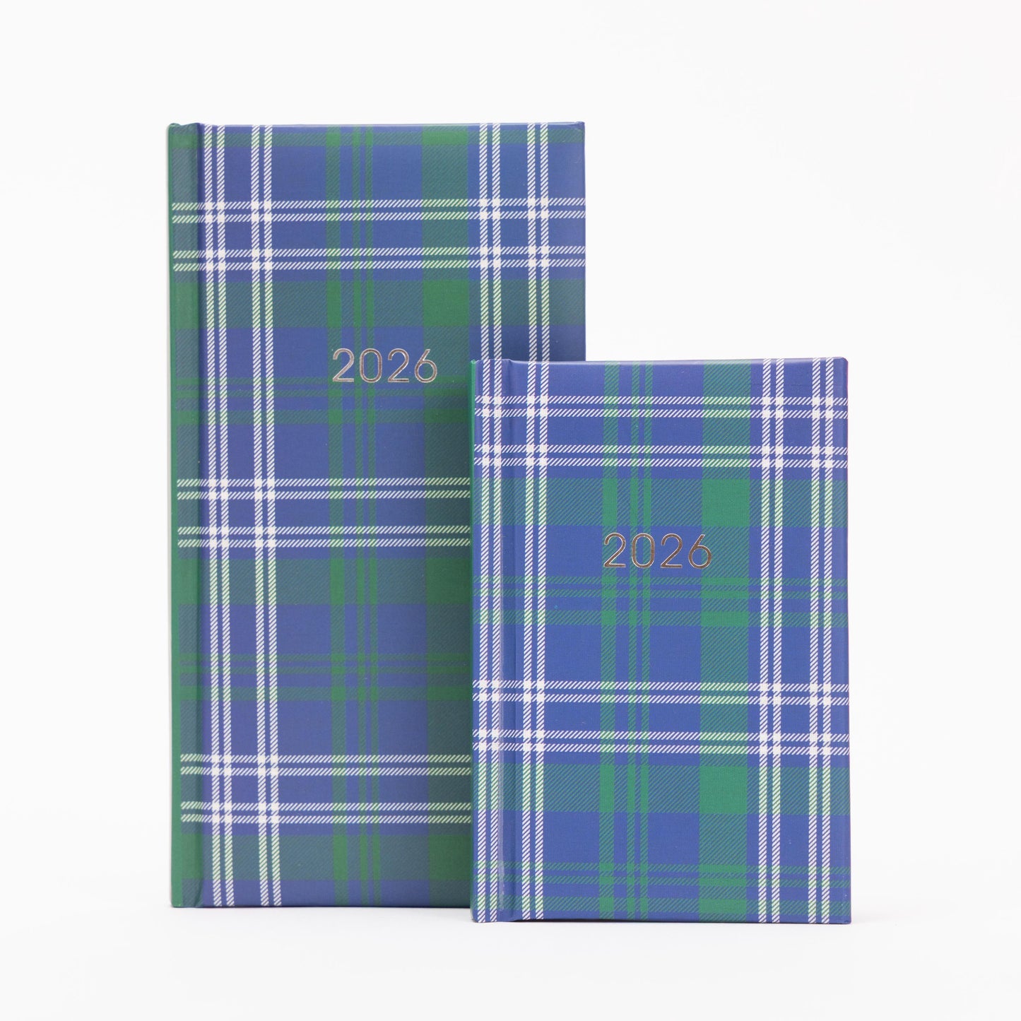 2026 Diary Tartan Slim Pocket Size Week to View 2026 Diaries Full Year Etsy