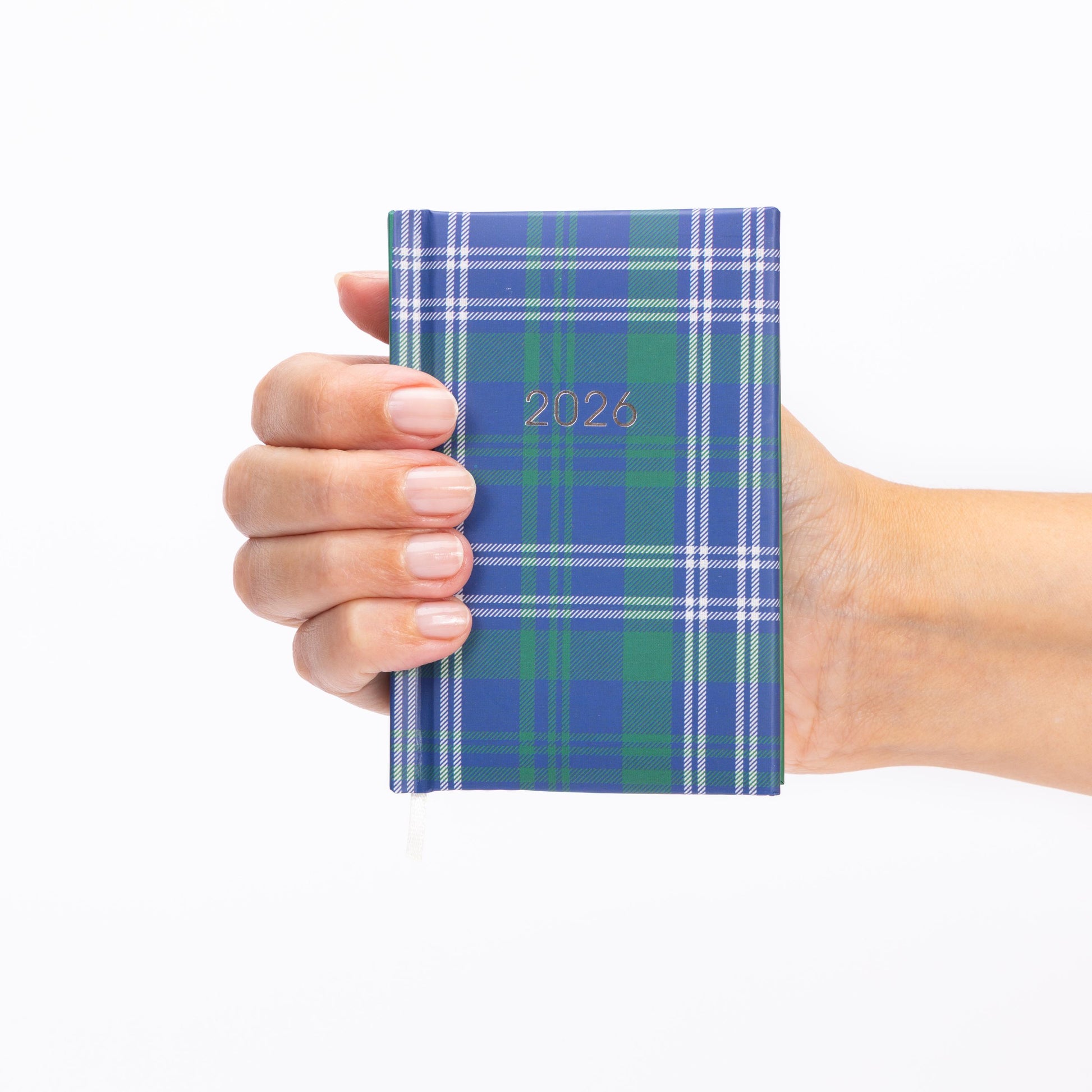 2026 Diary Tartan Slim Pocket Size Week to View 2026 Diaries Full Year Etsy