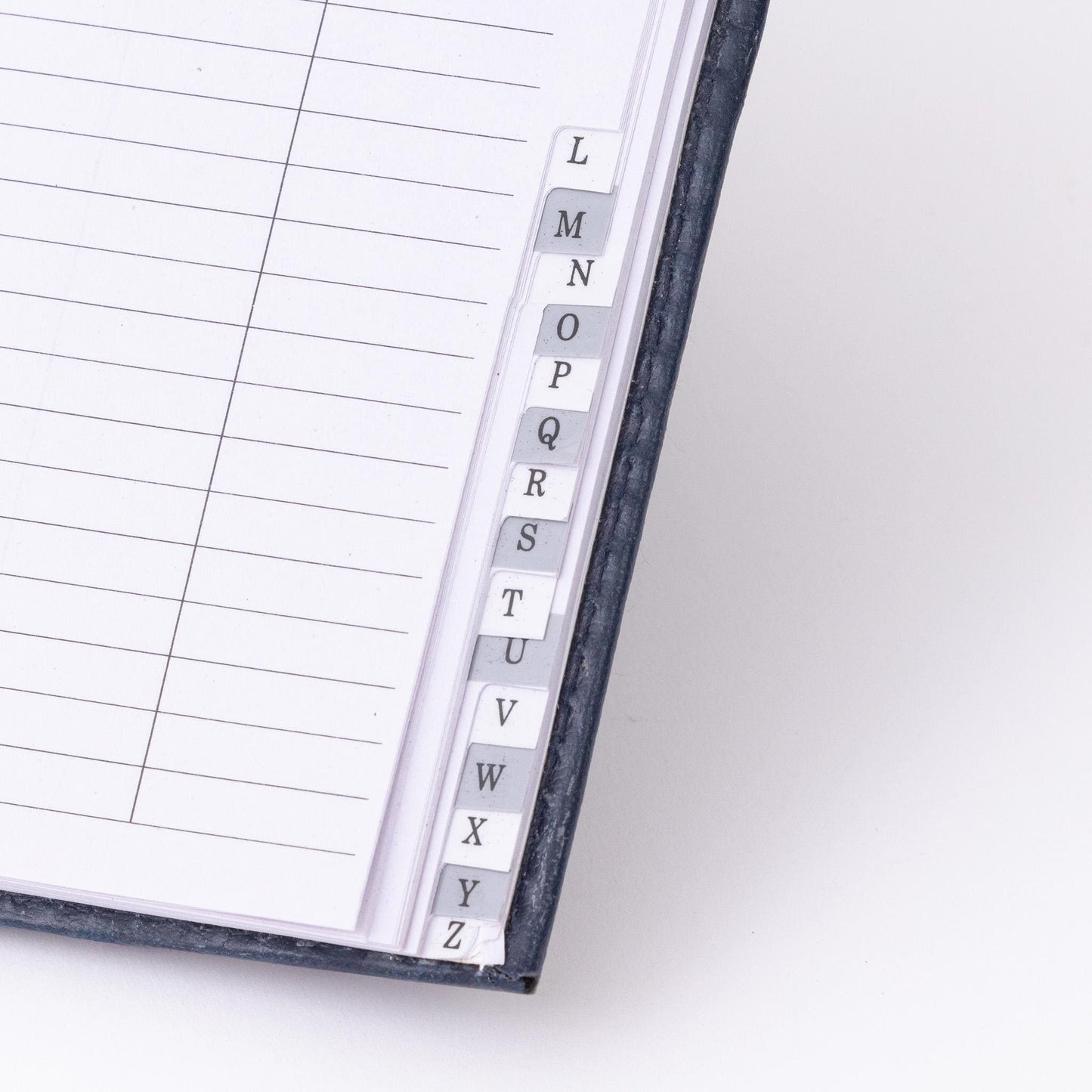 Index Address Book Leather Look Cover Executive Padded Notebook A-Z Slim Etsy