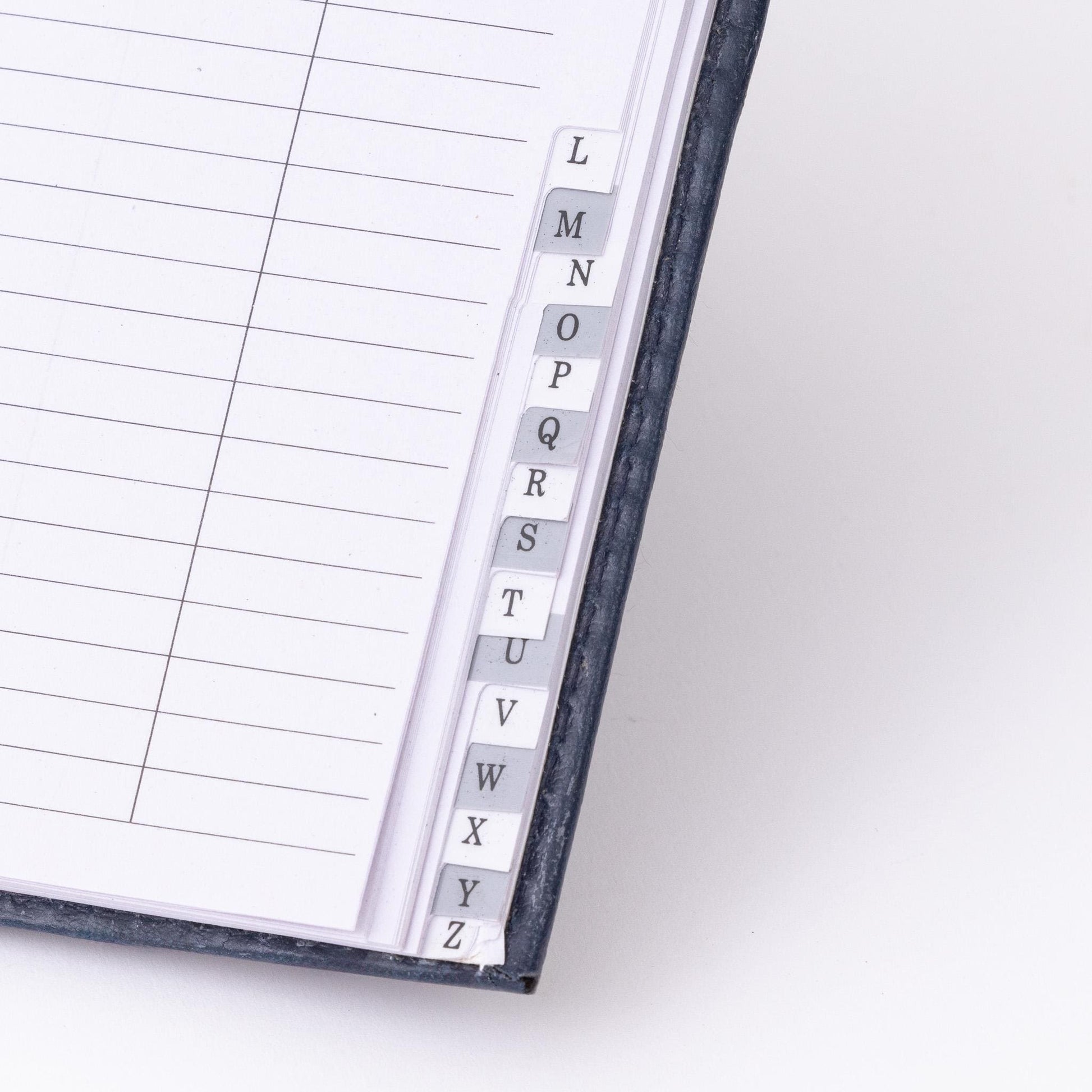 Index Address Book Leather Look Cover Executive Padded Notebook A-Z Slim Etsy