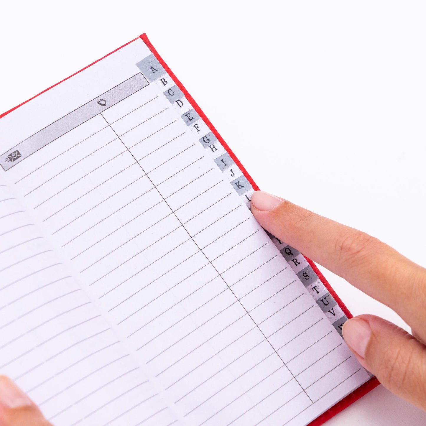 Index Address Book Leather Look Cover Executive Padded Notebook A-Z Slim Etsy