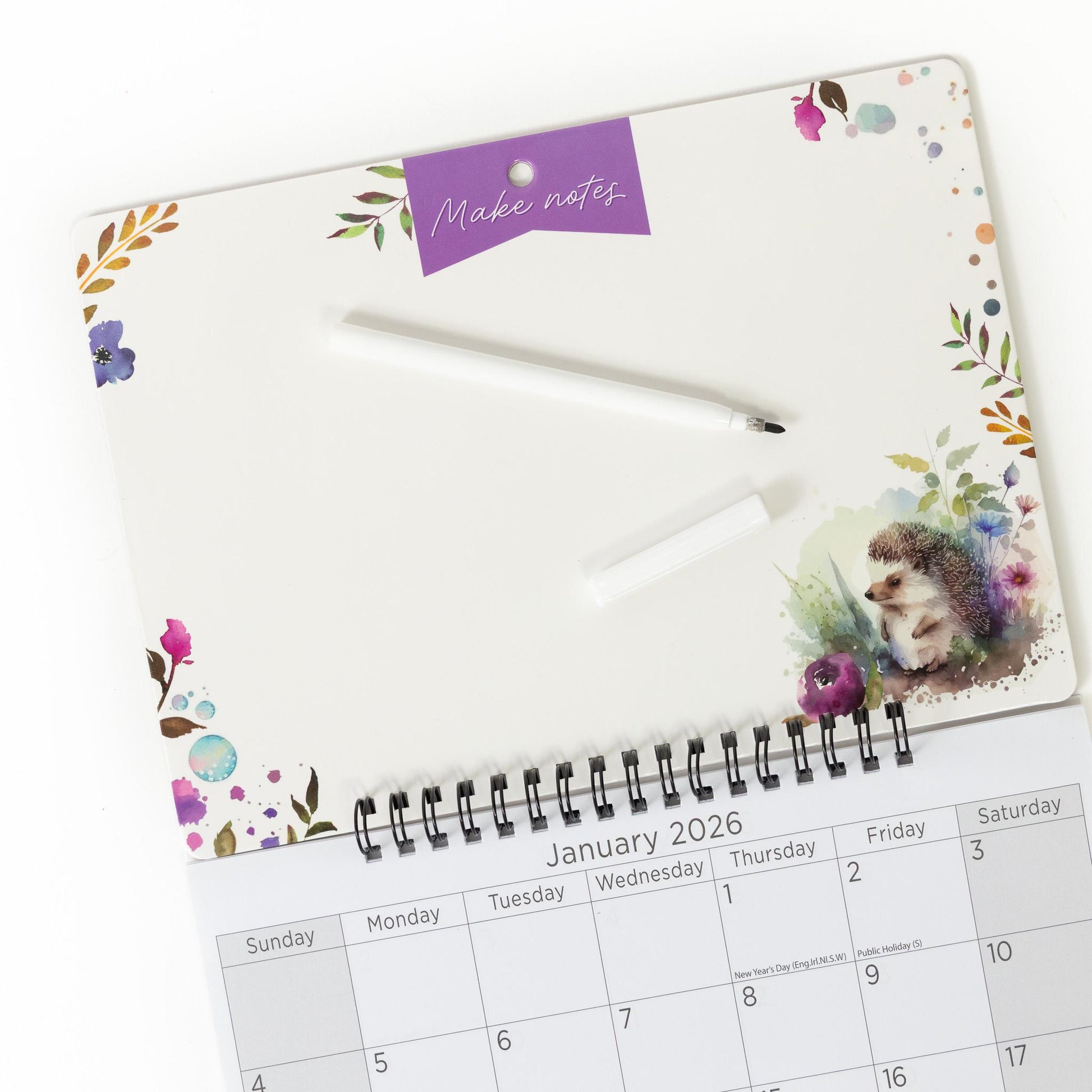 2026 Monthly Memo Board Wall Calendar Family Organiser White Board & Pen Etsy