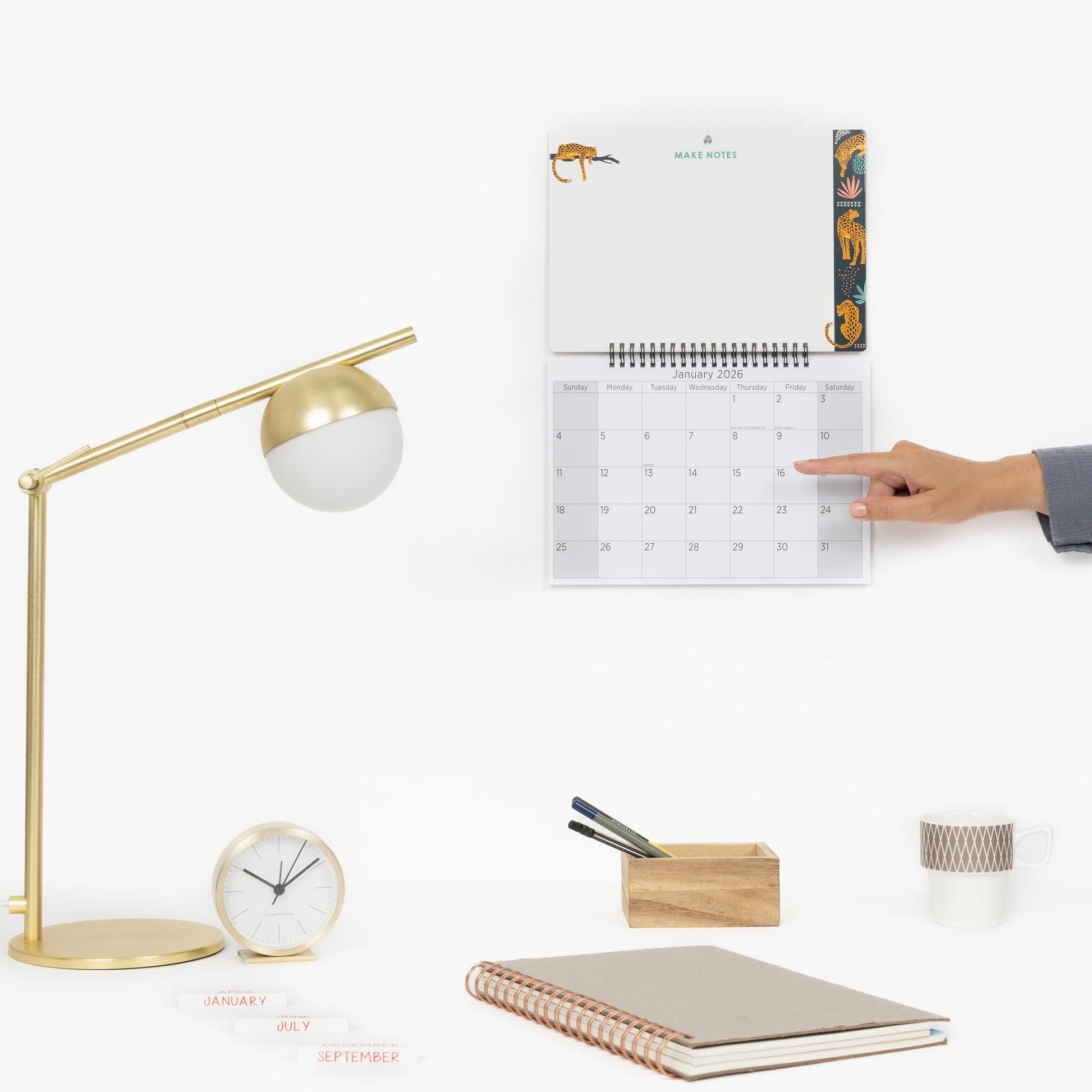 2024 Tropical Monthly Memo Board Wall Calendar Family Organiser White Board & Pen Etsy