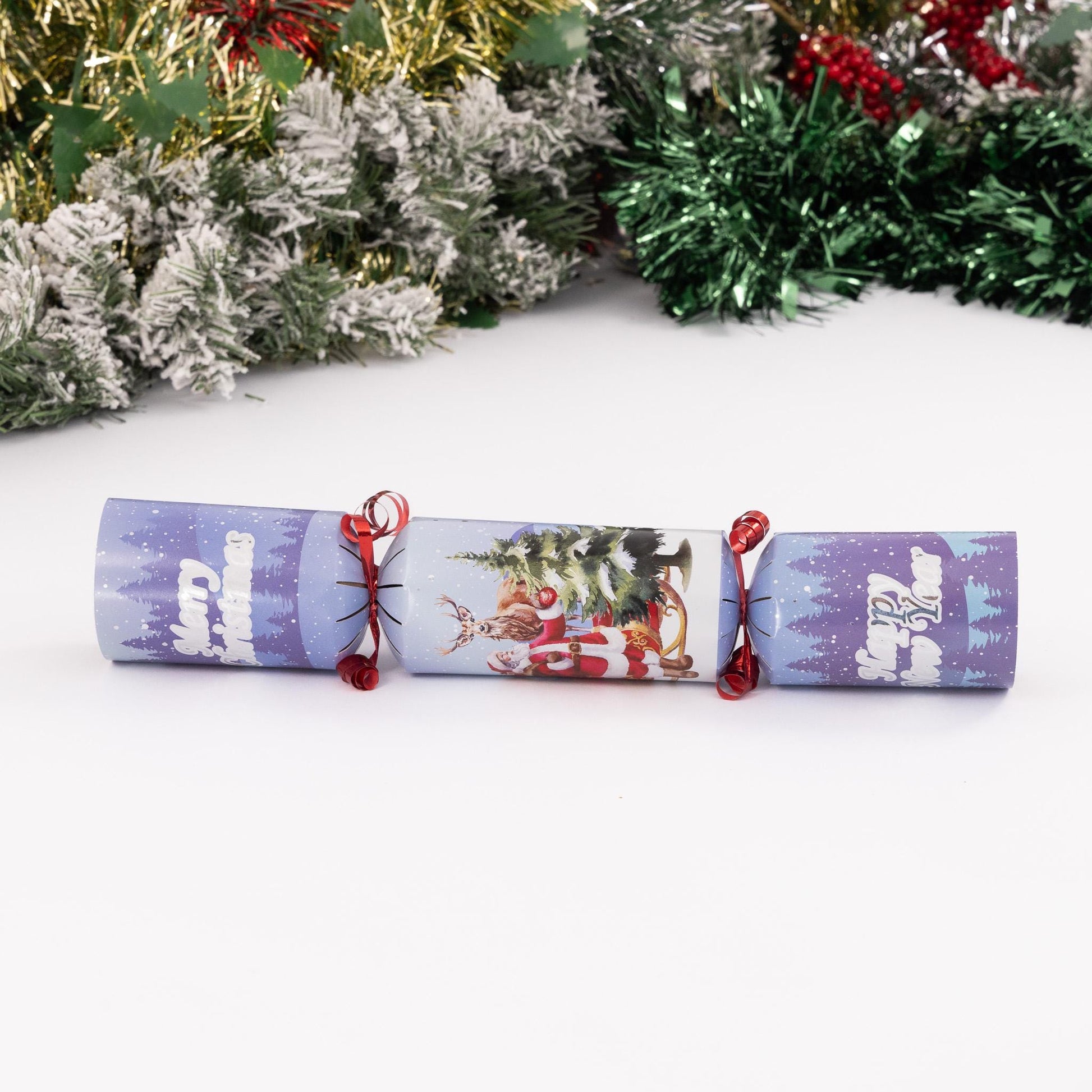 Christmas Cracker Make Fill Your Own kit Makes 6 Crackers Hats Joke Trad Santa Etsy