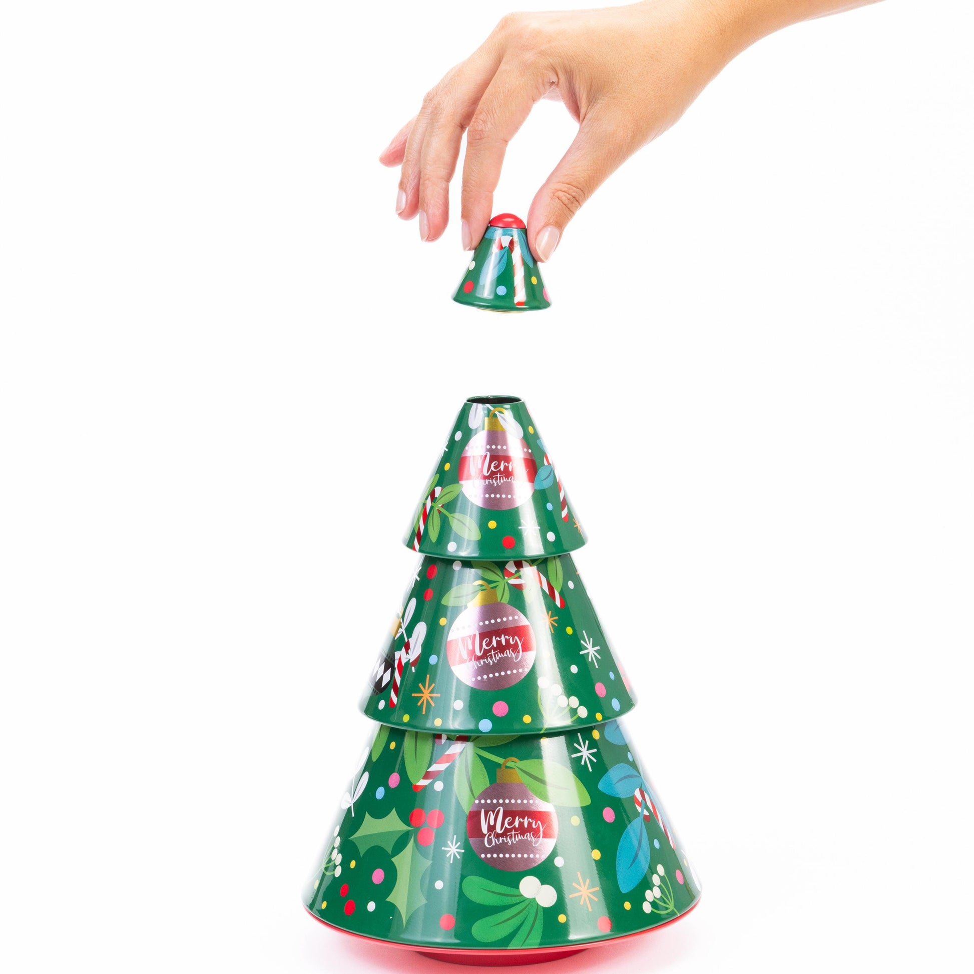 Christmas Tin Jars Storage Tin Container Canisters Cookie Biscuit Tree Shape Etsy