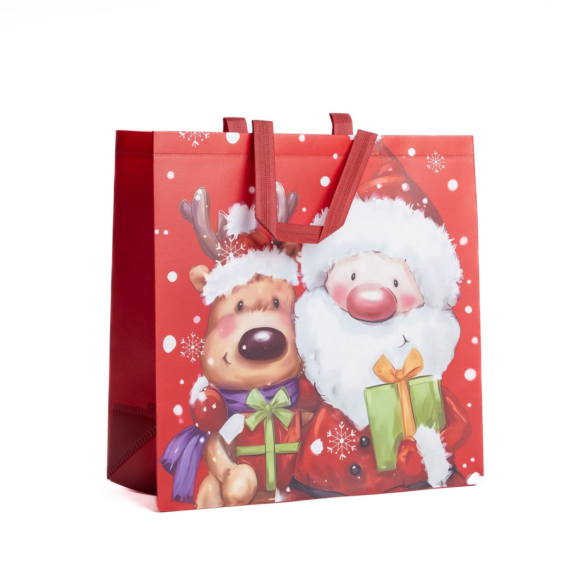 4 Christmas Gift Bags Extra Large with Handles Christmas Tote Bags Reusable Etsy