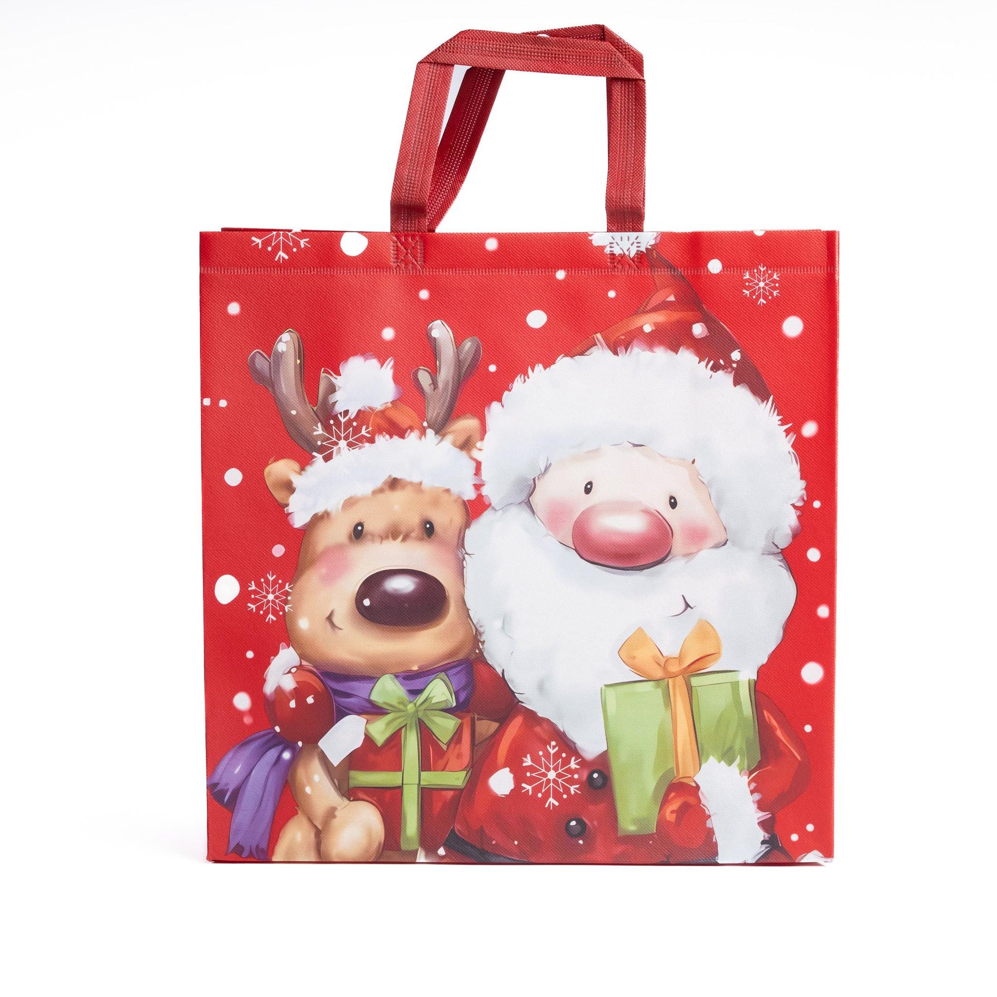 4 Christmas Gift Bags Extra Large with Handles Christmas Tote Bags Reusable Etsy