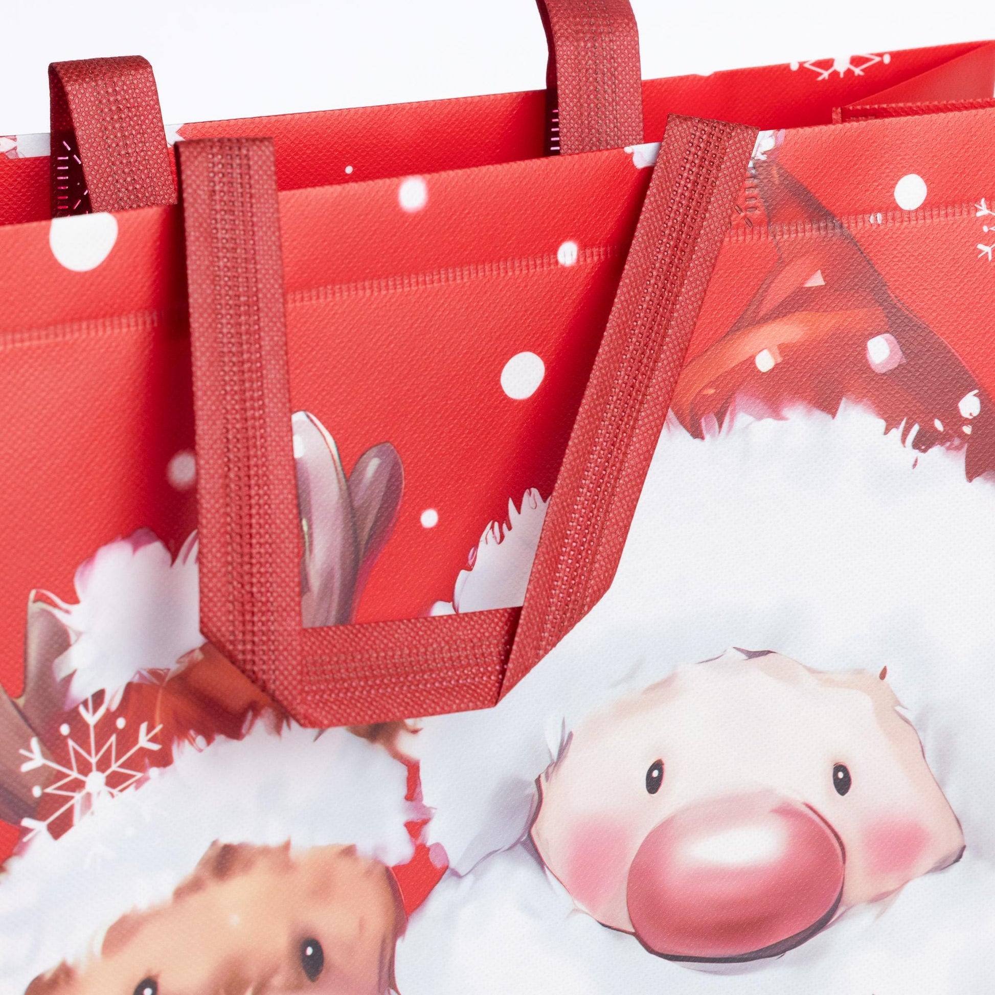 4 Christmas Gift Bags Extra Large with Handles Christmas Tote Bags Reusable Etsy