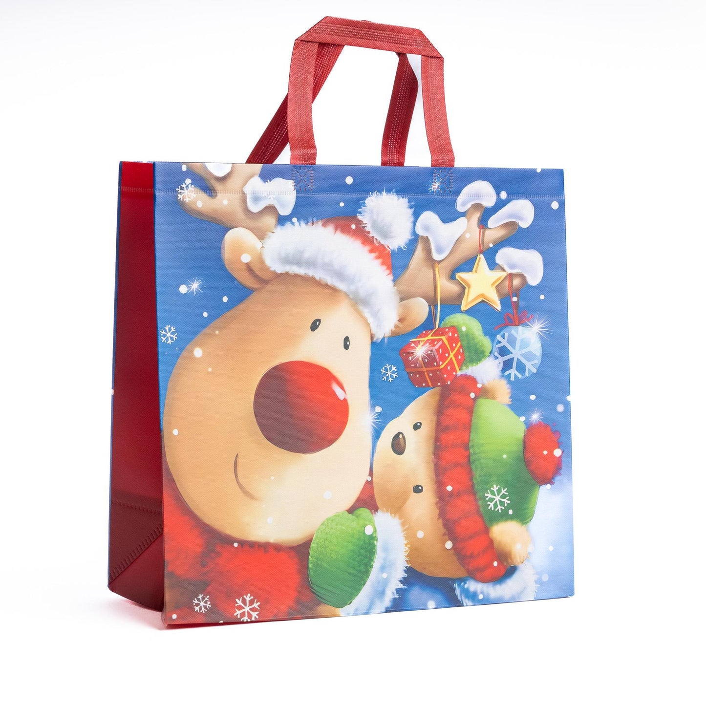 4 Christmas Gift Bags Extra Large with Handles Christmas Tote Bags Reusable Etsy