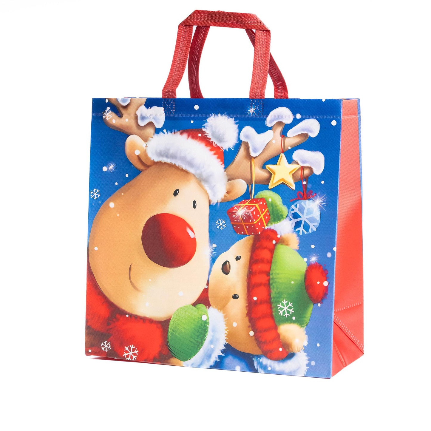 4 Christmas Gift Bags Extra Large with Handles Christmas Tote Bags Reusable Etsy