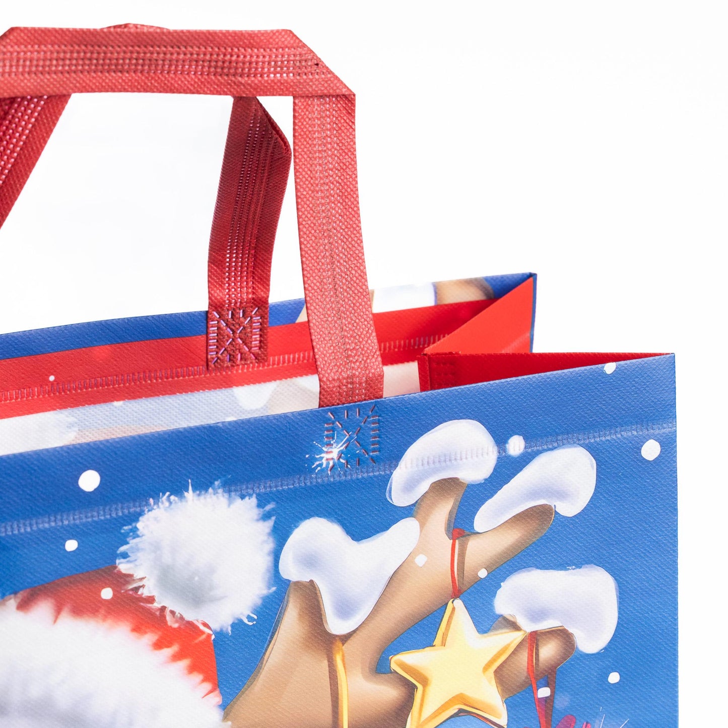 4 Christmas Gift Bags Extra Large with Handles Christmas Tote Bags Reusable Etsy